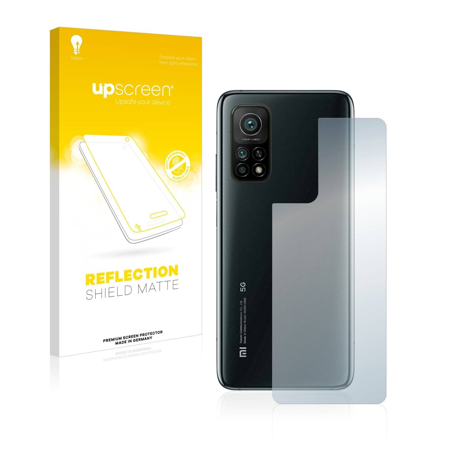 upscreen Reflection Shield Matte Premium Displayschutzfolie für Xiaomi Mi 10T