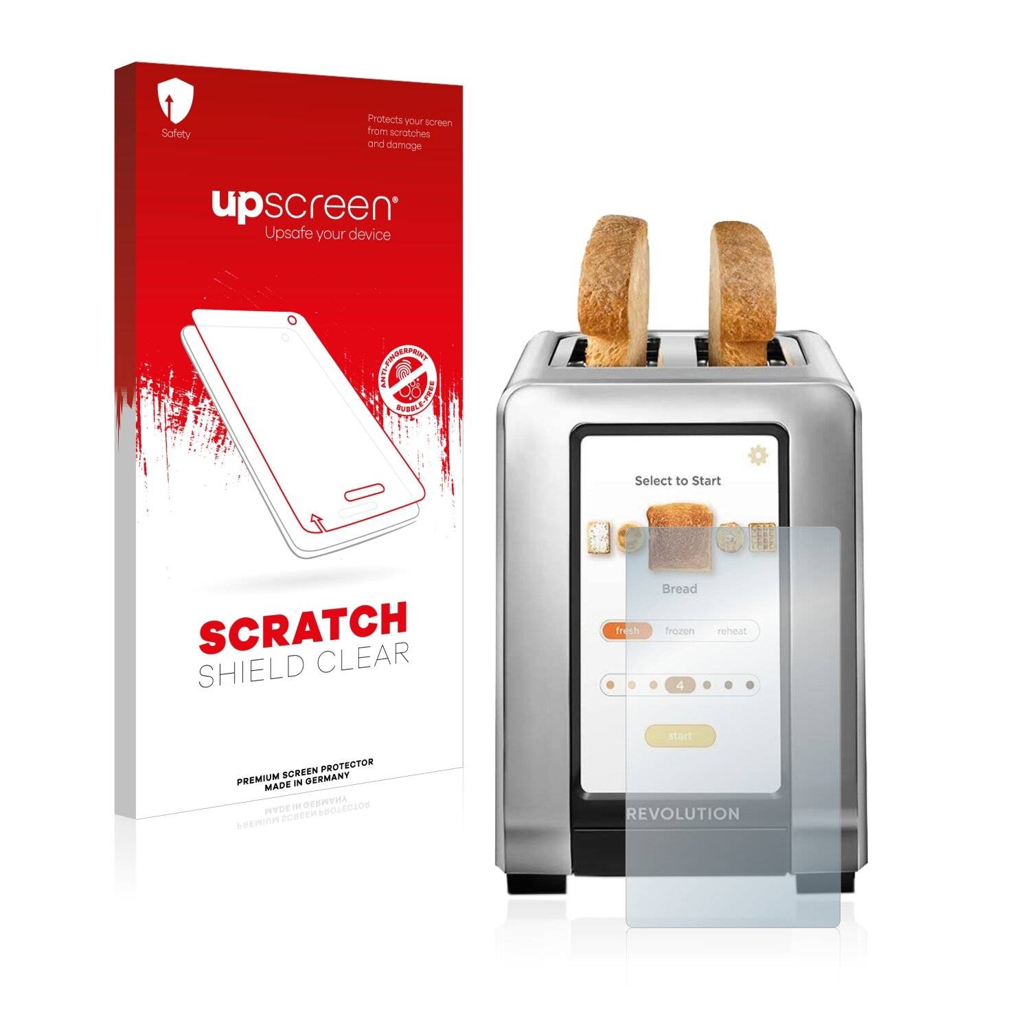 upscreen Scratch Shield Clear Premium Displayschutzfolie für Revolution Cooking Smart