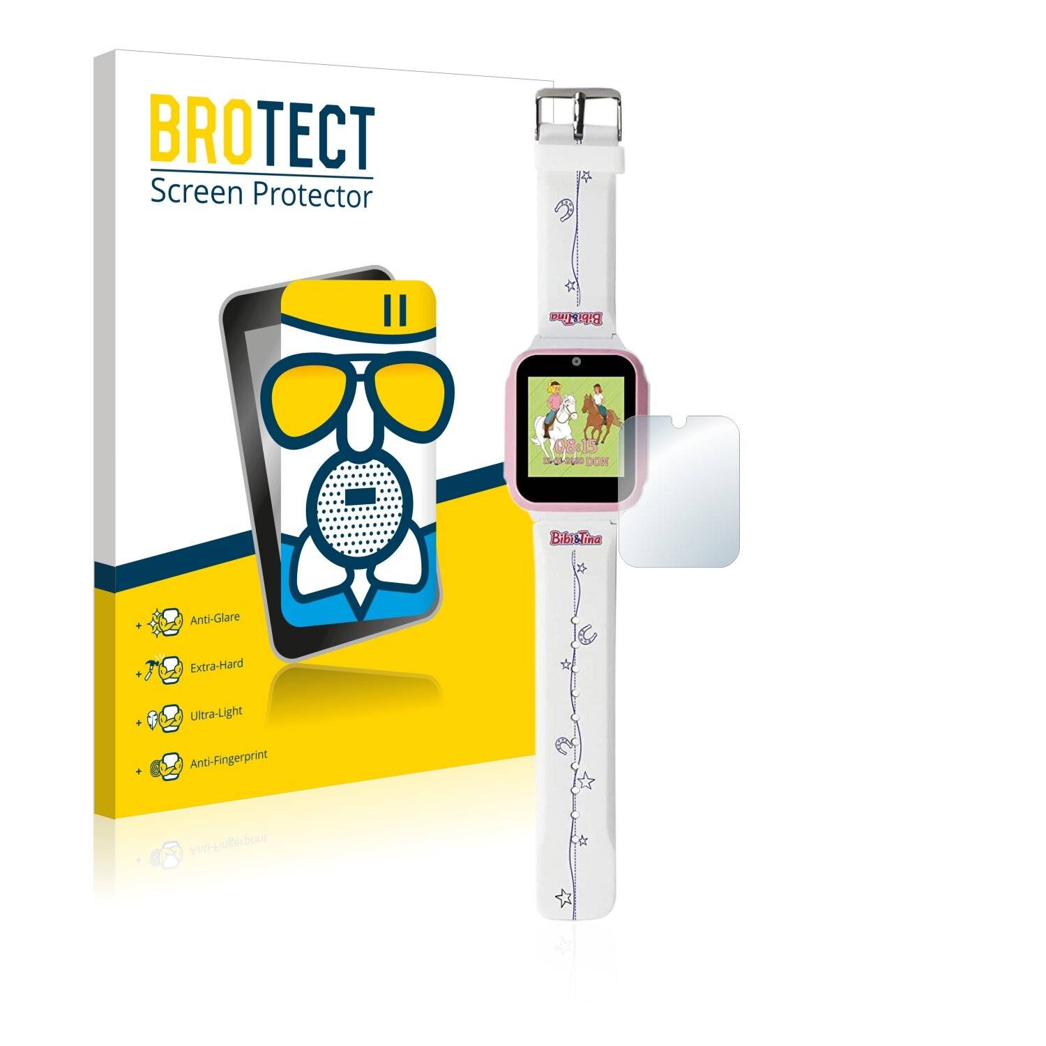 BROTECT AirGlass Matte Schutzglas Folie für Technaxx Bibi & Tina