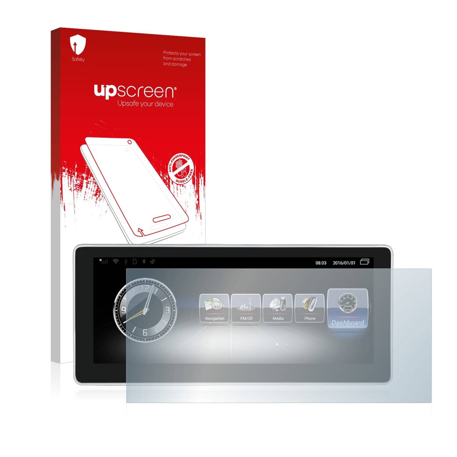 upscreen Scratch Shield Clear Premium Displayschutzfolie für Mercedes-Benz E-Class W212