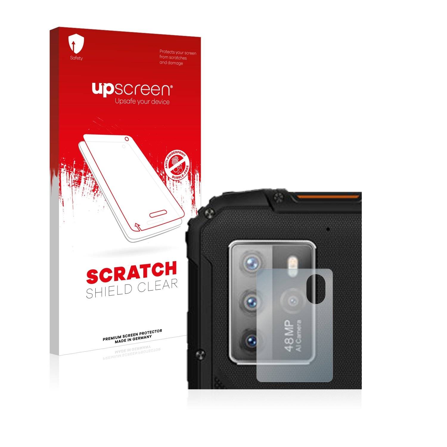 upscreen Scratch Shield Clear Premium Displayschutzfolie für Oukitel WP10 5G (NUR