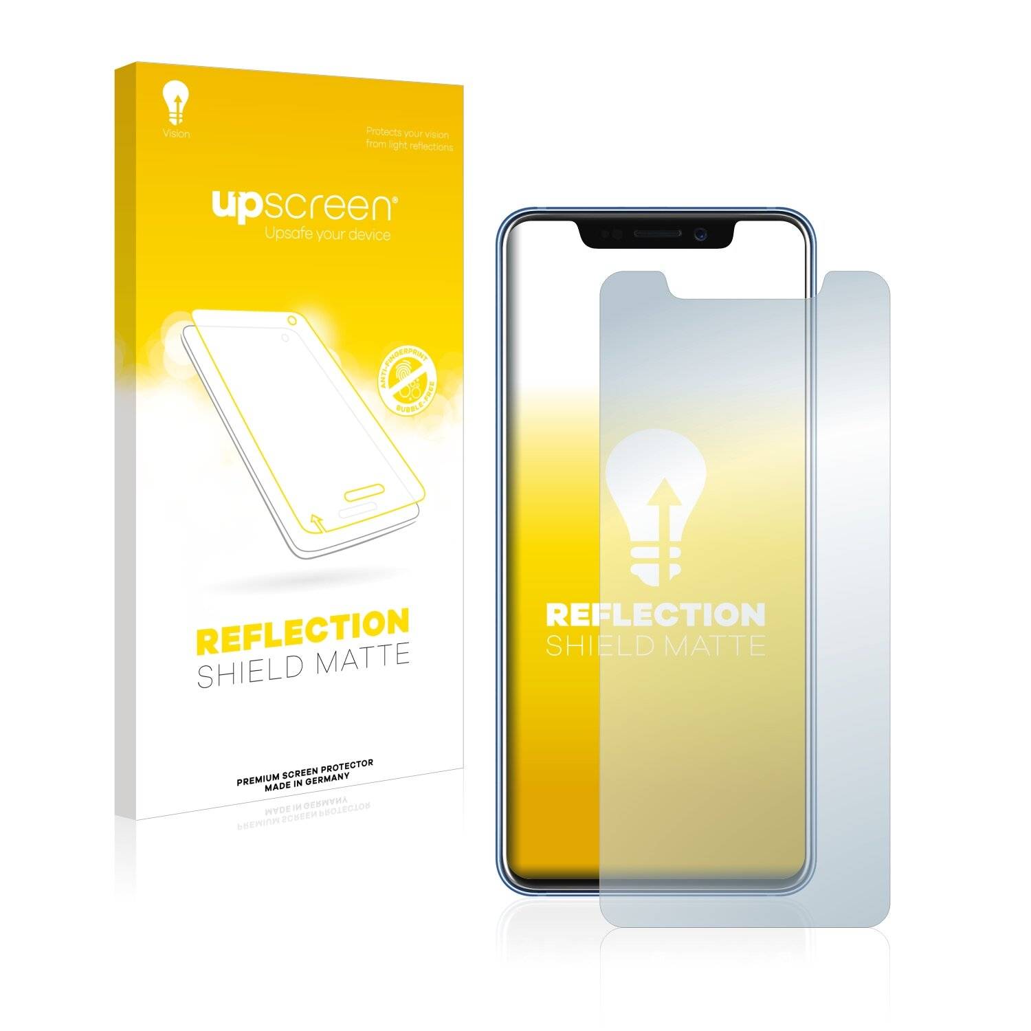 upscreen Reflection Shield Matte Premium Displayschutzfolie für ZTE Axon 9