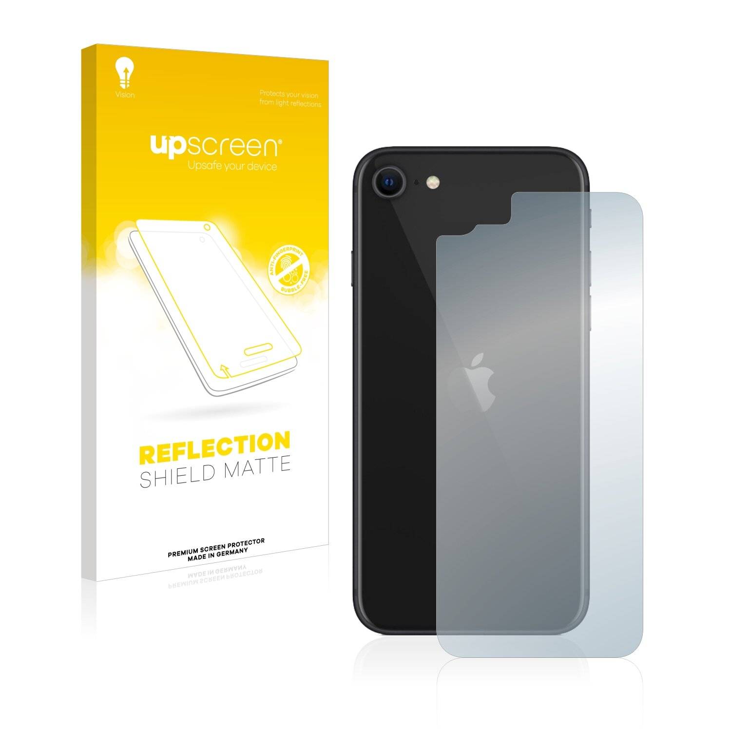 upscreen Reflection Shield Matte Premium Displayschutzfolie für Apple iPhone SE 2 2020