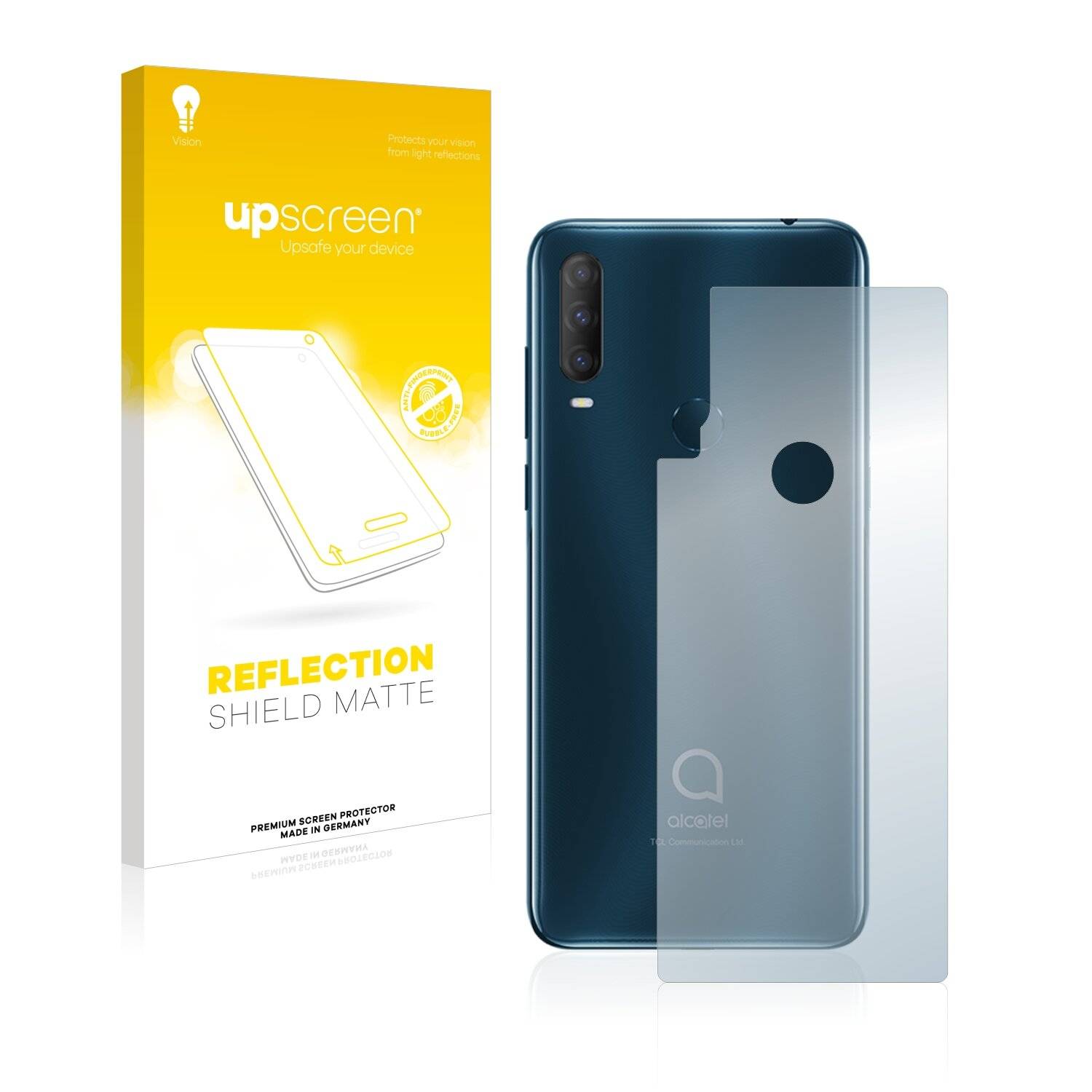 upscreen Reflection Shield Matte Premium Displayschutzfolie für Alcatel 1S 2020