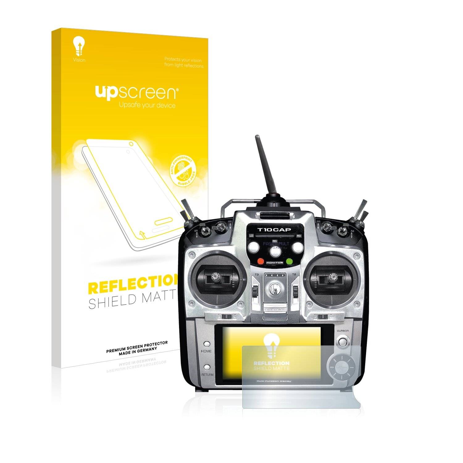 upscreen Reflection Shield Matte Premium Displayschutzfolie für Futaba
