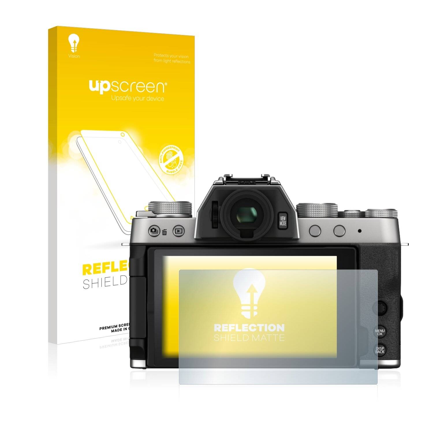 upscreen Reflection Shield Matte Premium Displayschutzfolie für Fujifilm