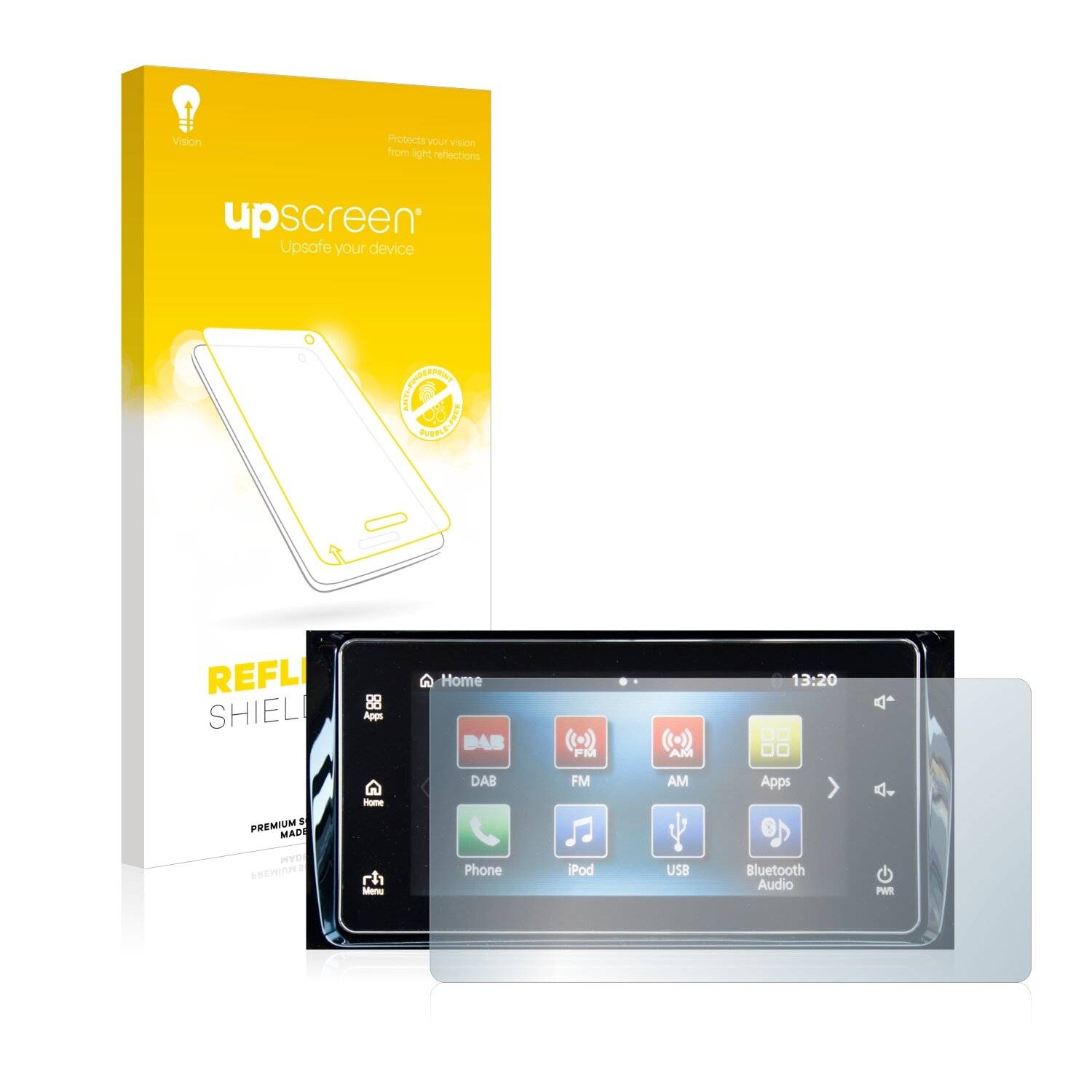 upscreen Reflection Shield Matte Premium Displayschutzfolie für Mitsubishi ASX MY18