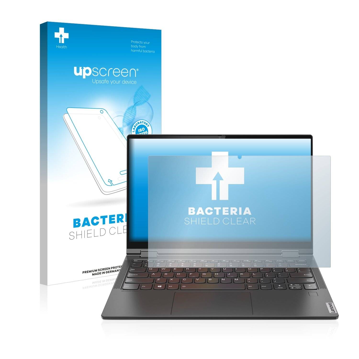 upscreen Bacteria Shield Clear Premium Antibakterielle Displayschutzfolie für Lenovo Yoga