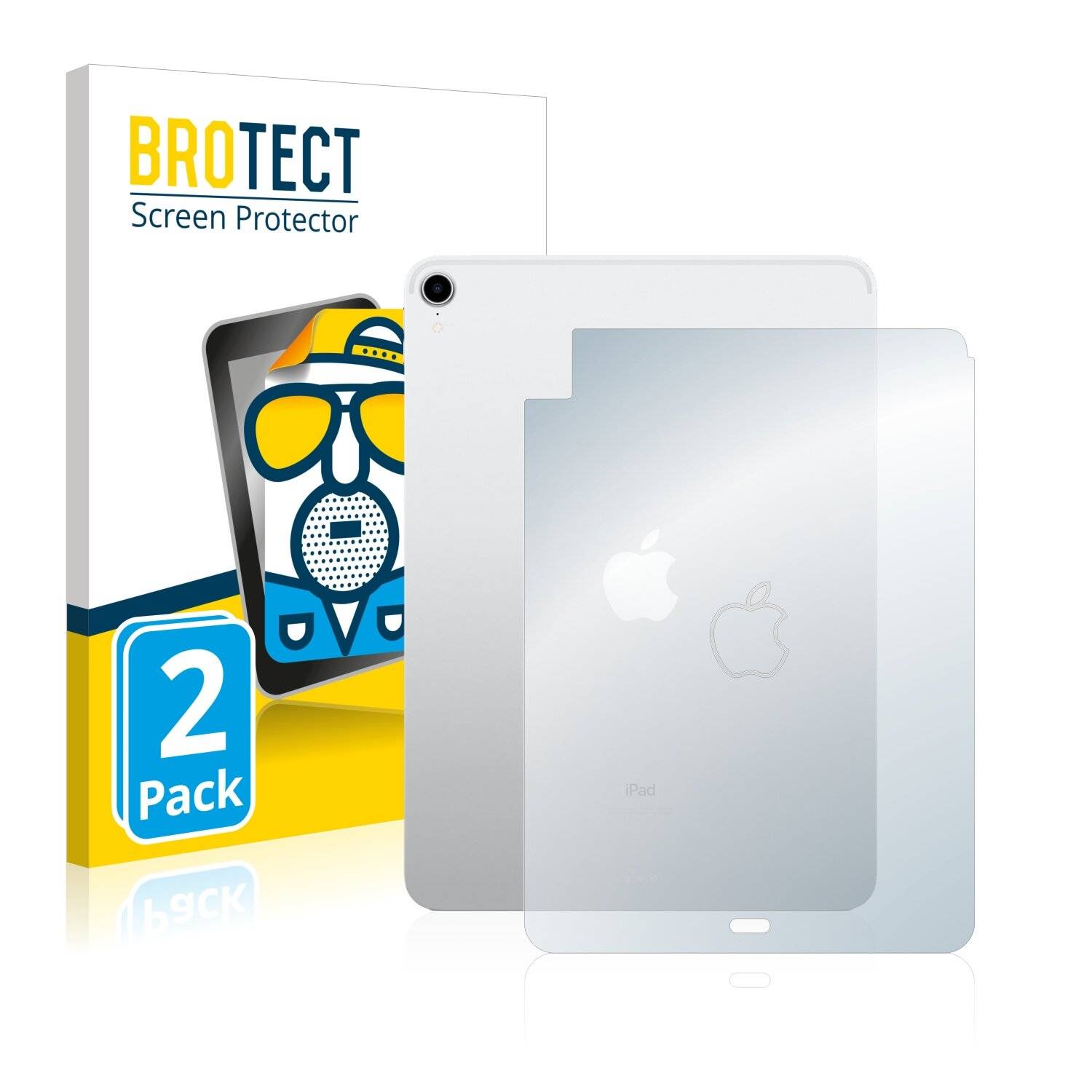 2x BROTECT Matte Displayschutzfolie für Apple iPad Air 4 WiFi Cellular 2020 (Rückseite, 4.