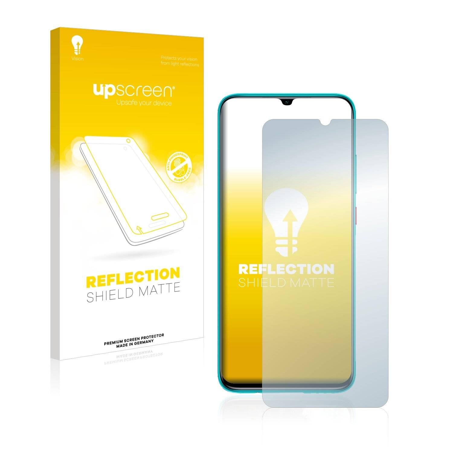 upscreen Reflection Shield Matte Premium Displayschutzfolie für Xiaomi Redmi 10X Pro