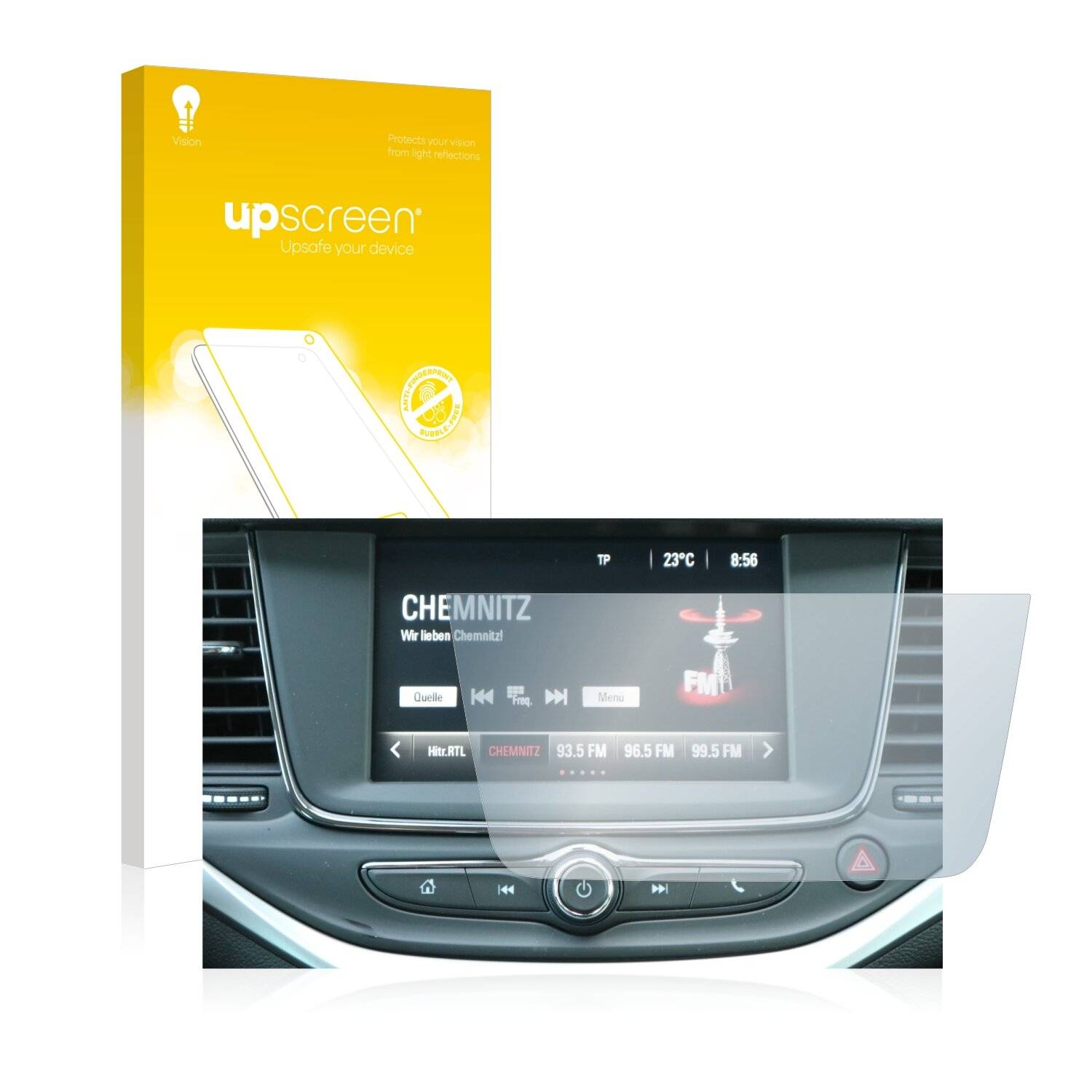 upscreen Reflection Shield Matte Premium Displayschutzfolie für Opel Grandland X Hybrid 2020