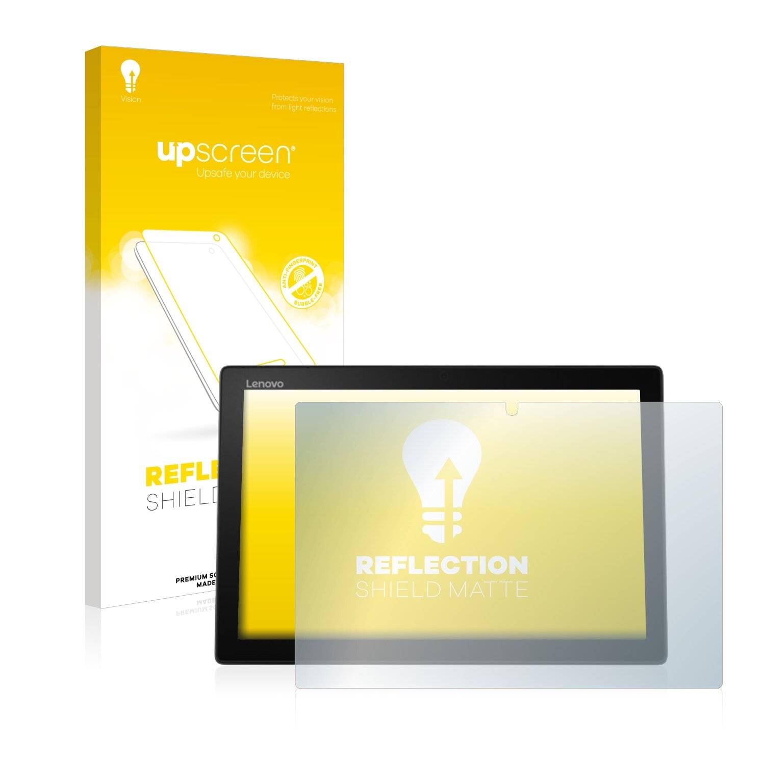 upscreen Reflection Shield Matte Premium Displayschutzfolie für Lenovo Ideapad Miix 520