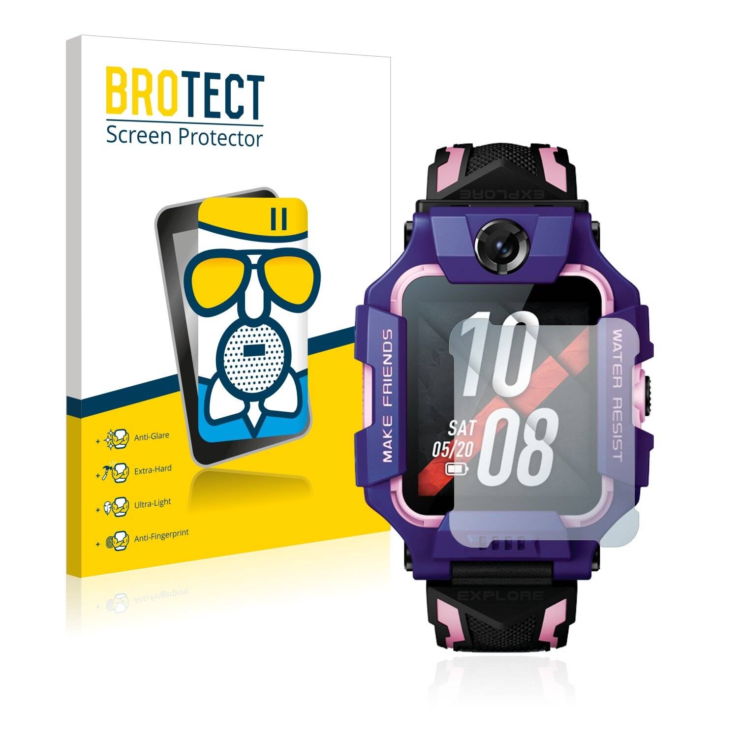 BROTECT AirGlass Matte Schutzglas Folie für Imoo Watch Phone