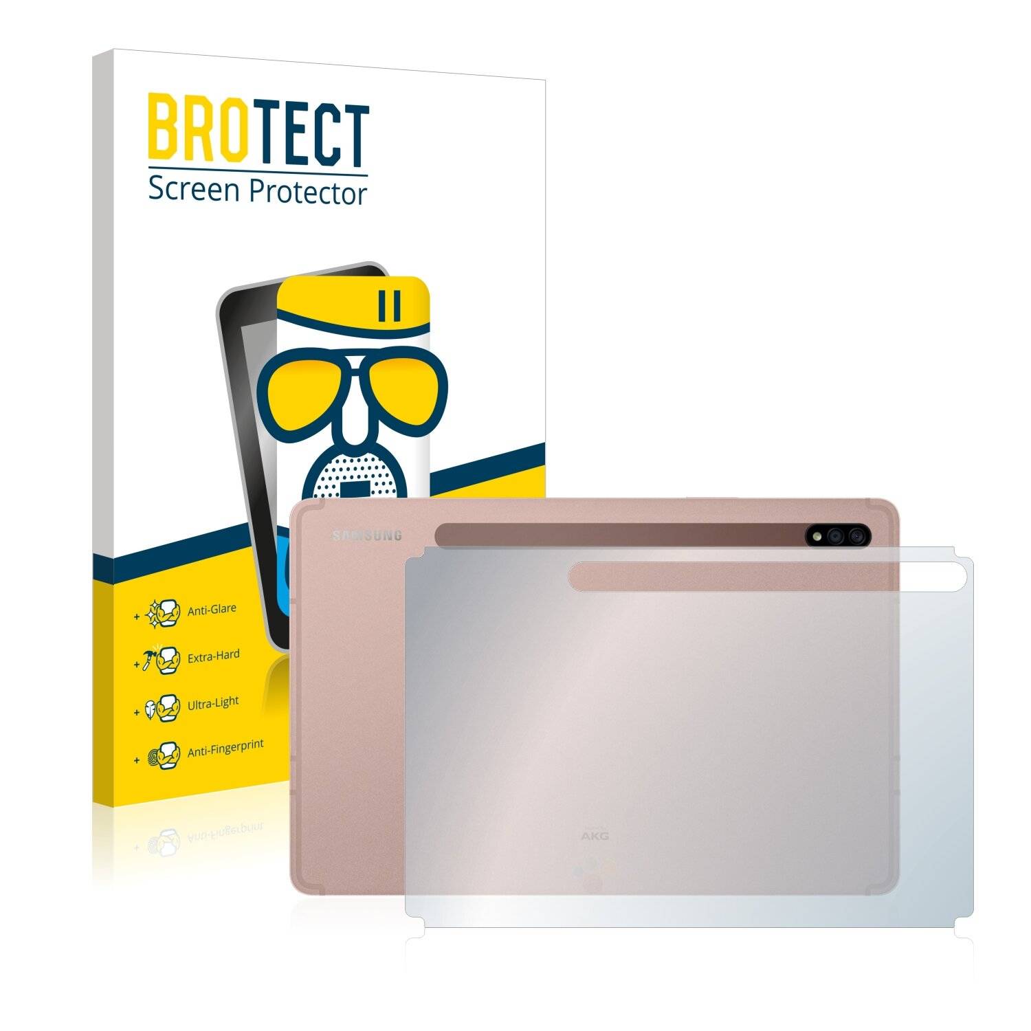 BROTECT AirGlass Matte Schutzglas Folie für Samsung Galaxy Tab S7 Plus WiFi 2020