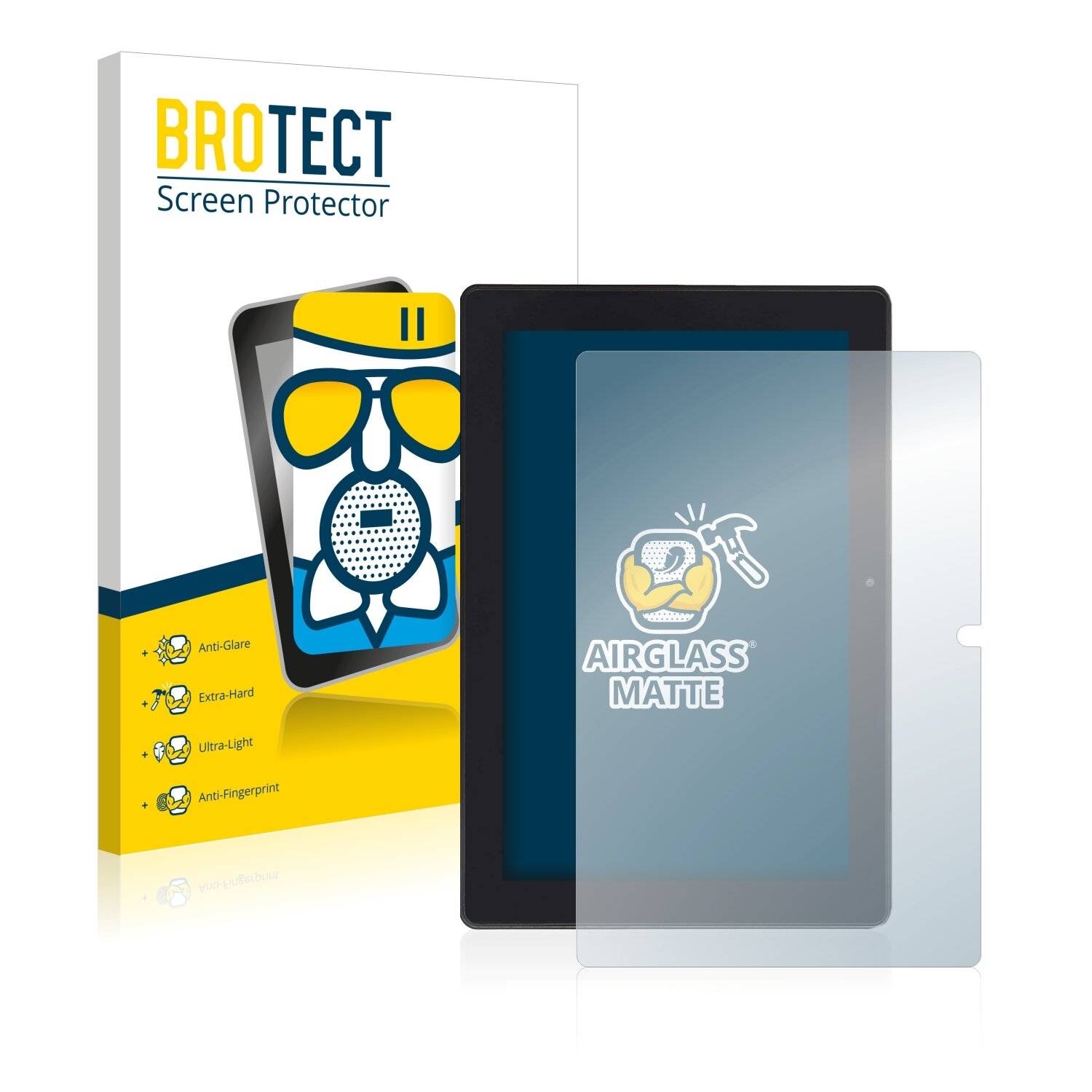 BROTECT AirGlass Matte Schutzglas Folie für Simbans Tangotab
