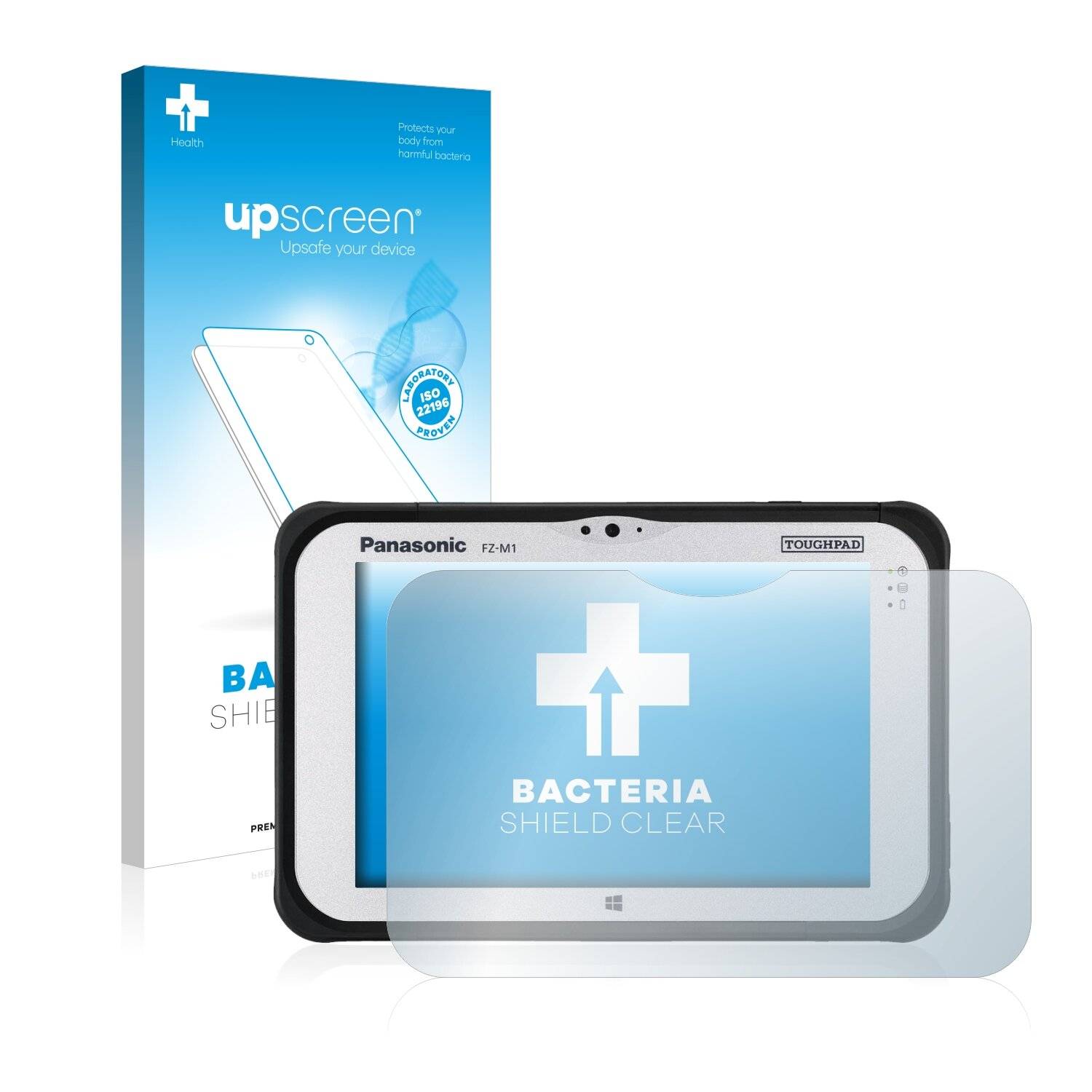 upscreen Bacteria Shield Clear Premium Antibakterielle Displayschutzfolie für Panasonic