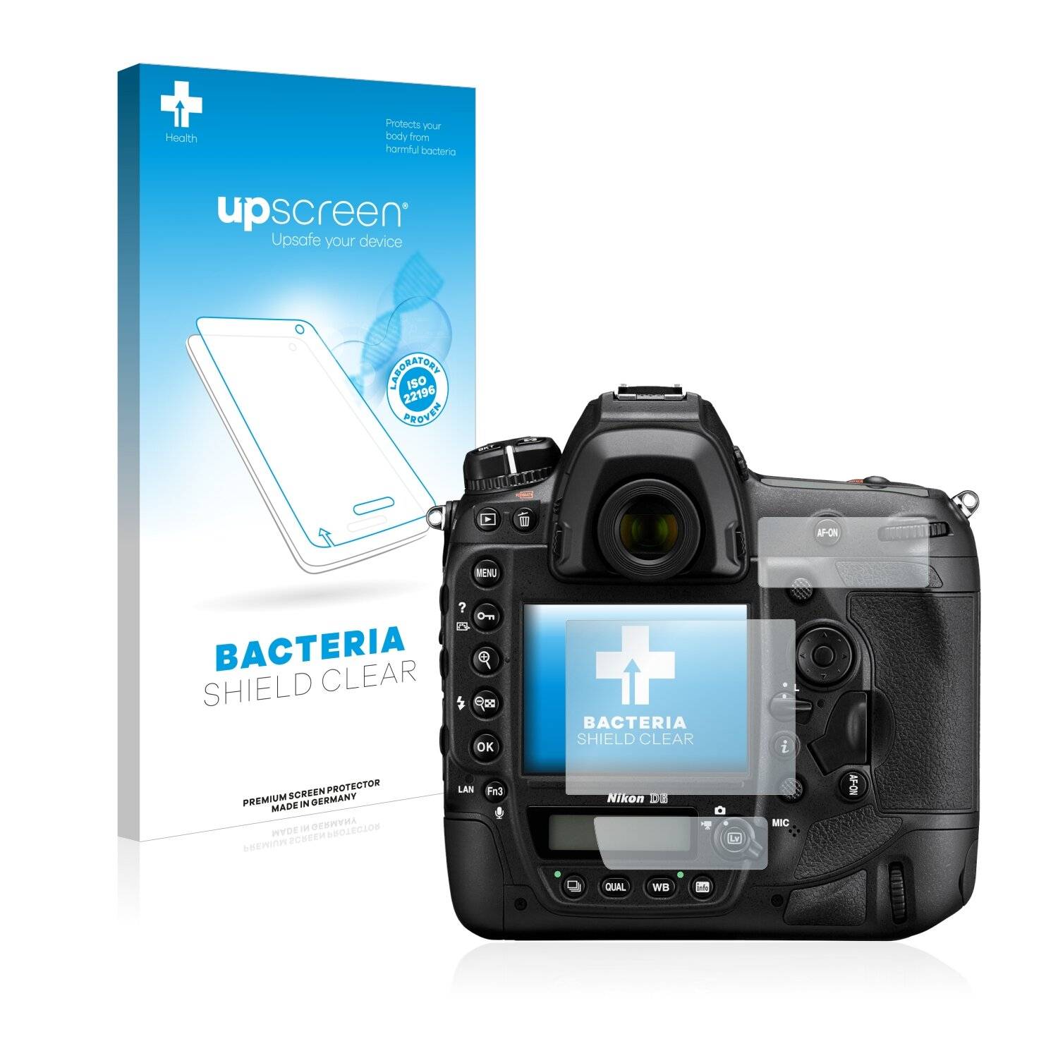 upscreen Bacteria Shield Clear Premium Antibakterielle Displayschutzfolie für Nikon