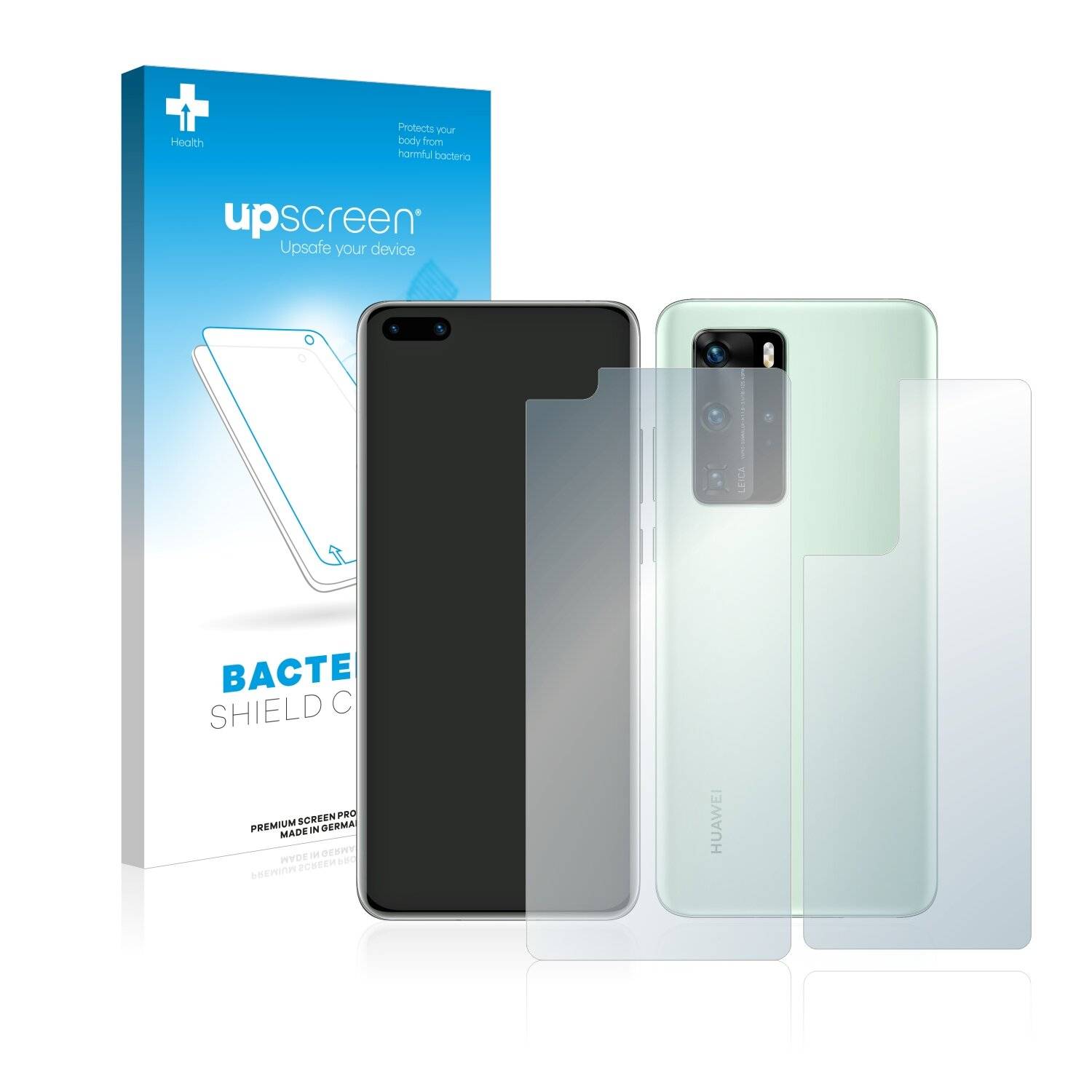 upscreen Bacteria Shield Clear Premium Antibakterielle Displayschutzfolie für Huawei P40