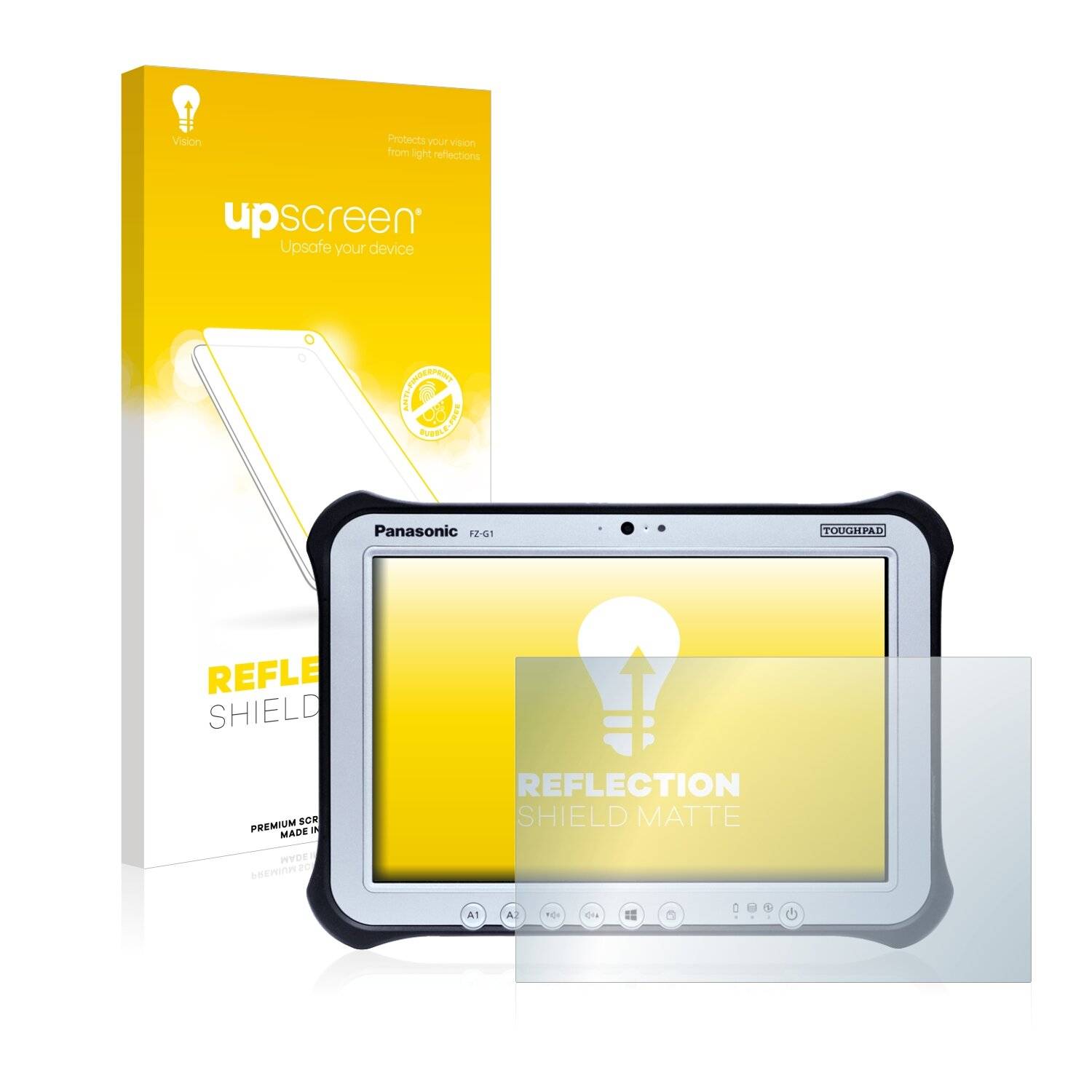 upscreen Reflection Shield Matte Premium Displayschutzfolie für Panasonic Toughbook
