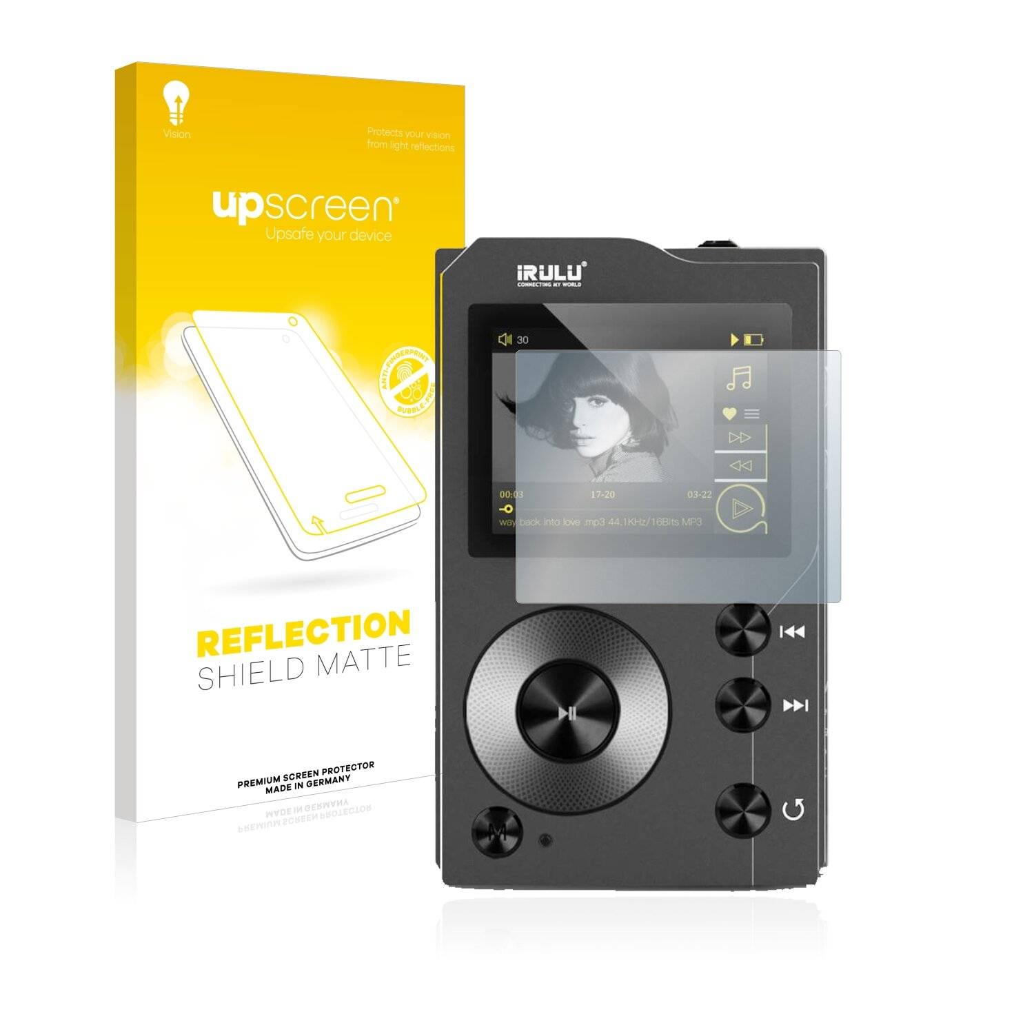 upscreen Reflection Shield Matte Premium Displayschutzfolie für Surfans