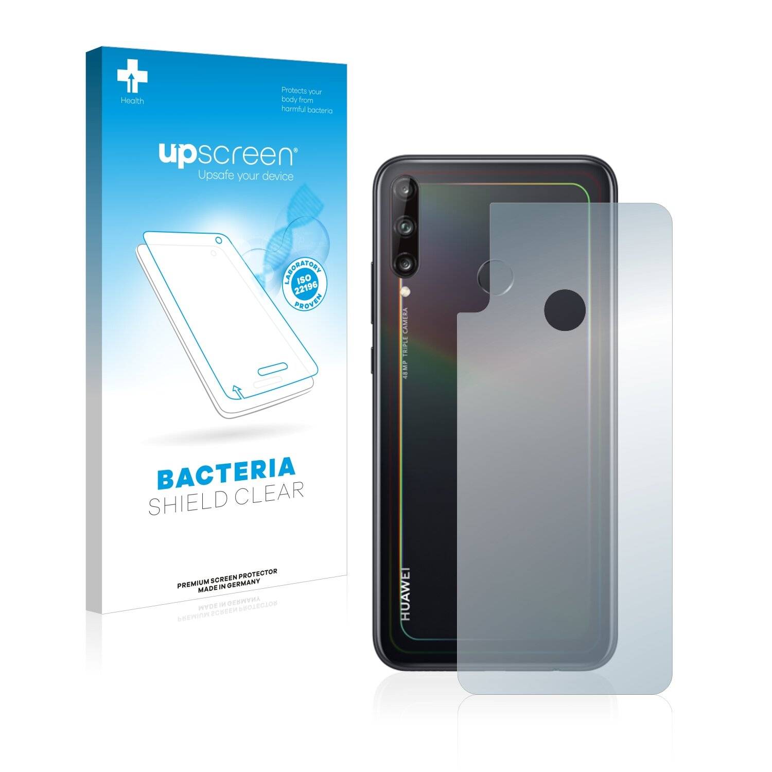 upscreen Bacteria Shield Clear Premium Antibakterielle Displayschutzfolie für Huawei P40