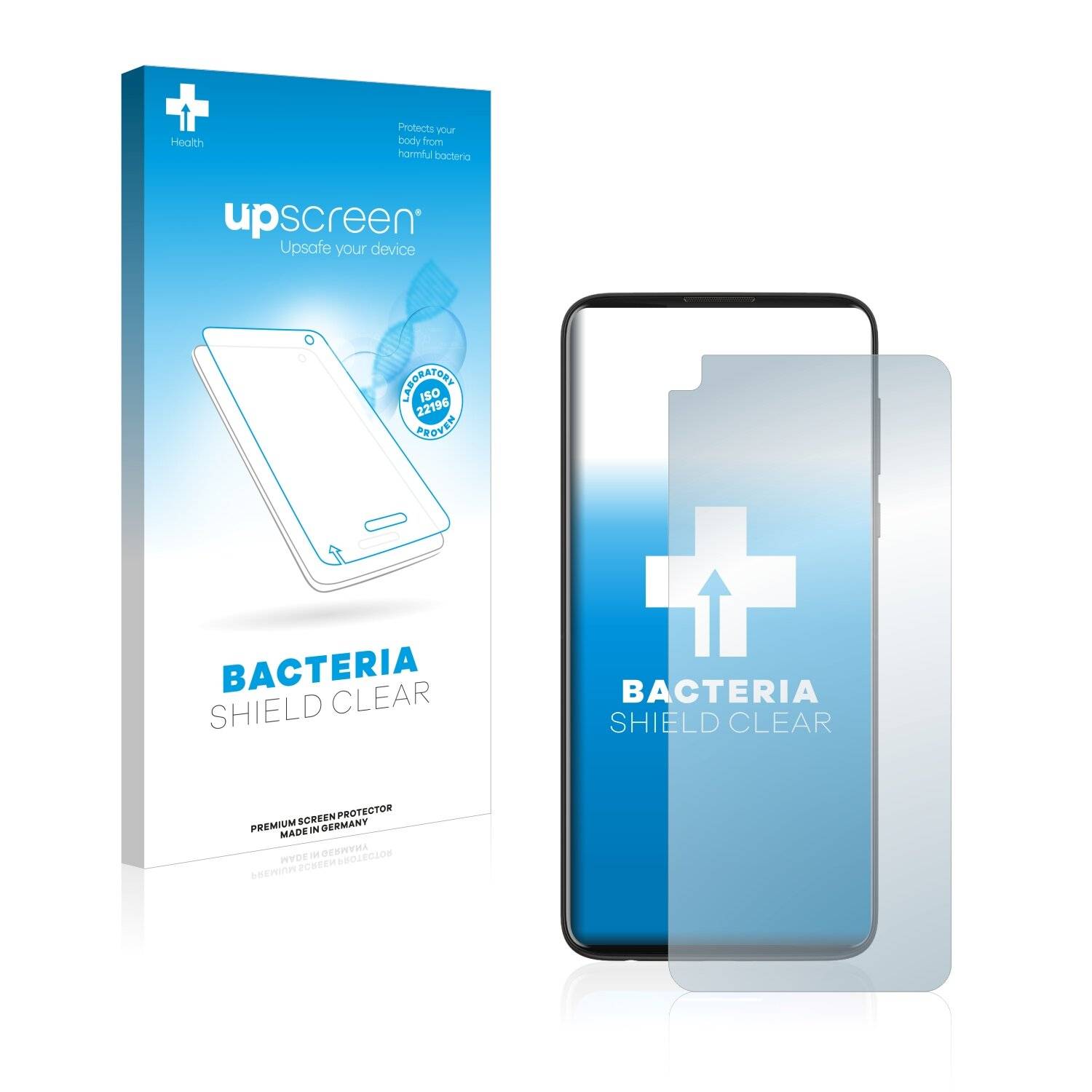 upscreen Bacteria Shield Clear Premium Antibakterielle Displayschutzfolie für Motorola Moto