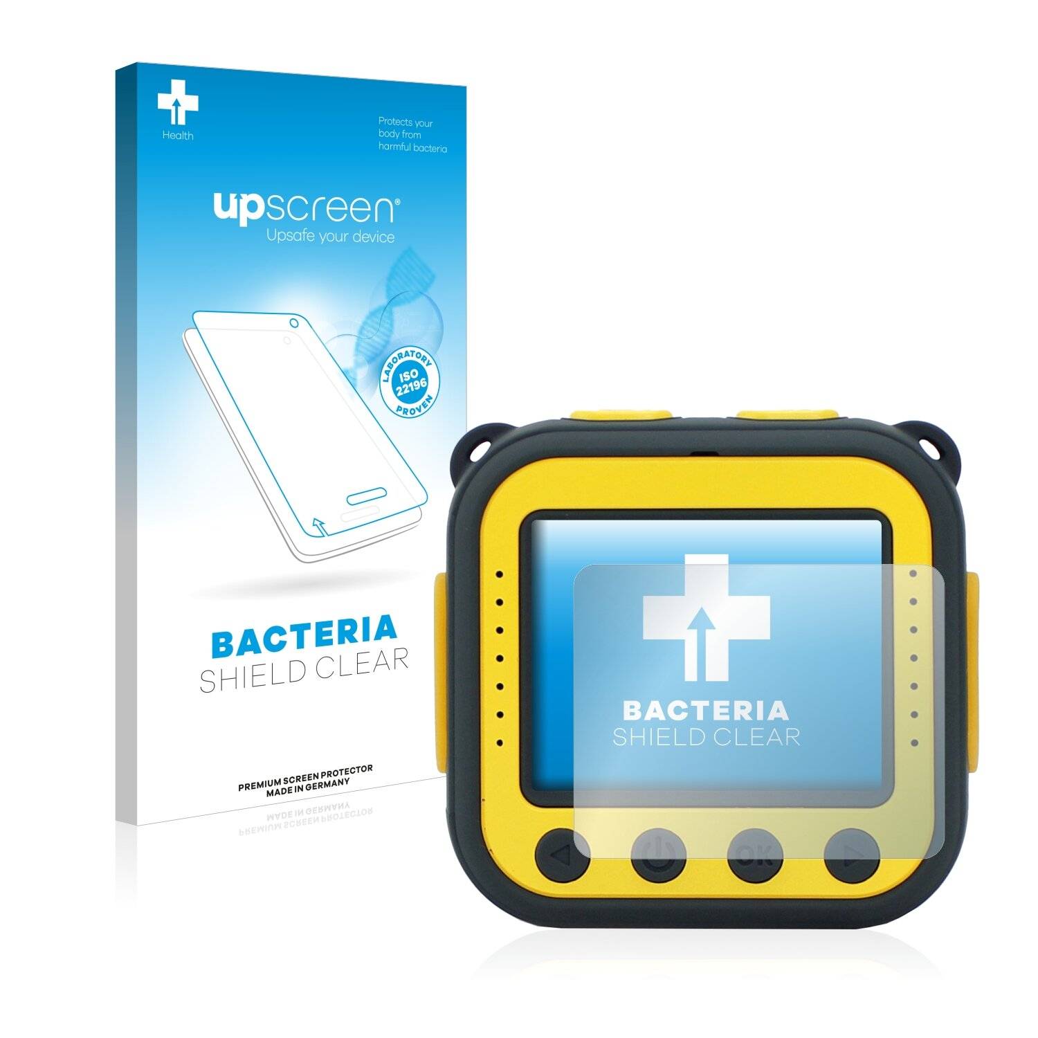 upscreen Bacteria Shield Clear Premium Antibakterielle Displayschutzfolie für easypix Panox
