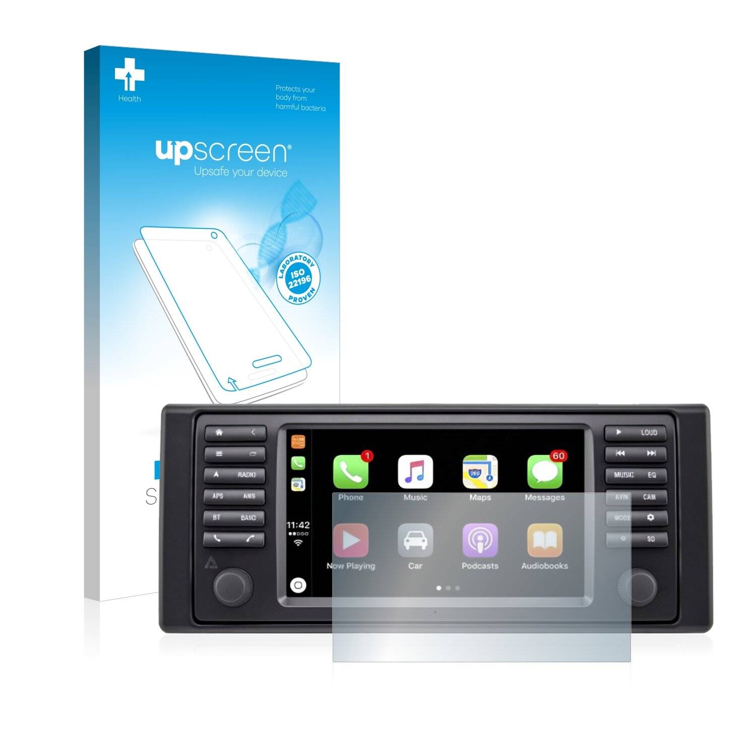 upscreen Bacteria Shield Clear Premium Antibakterielle Displayschutzfolie für BMW 5 M5