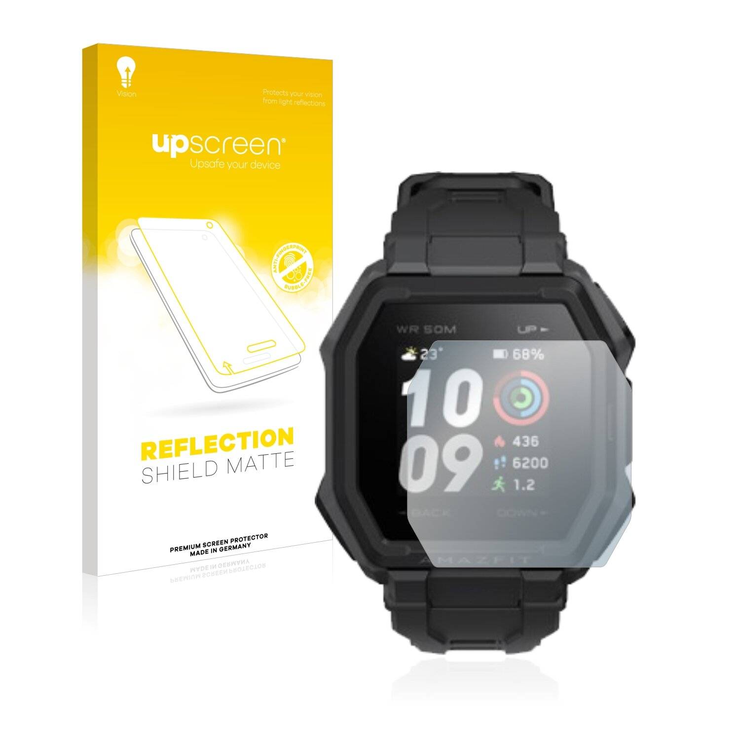 upscreen Reflection Shield Matte Premium Displayschutzfolie für Huami Amazfit