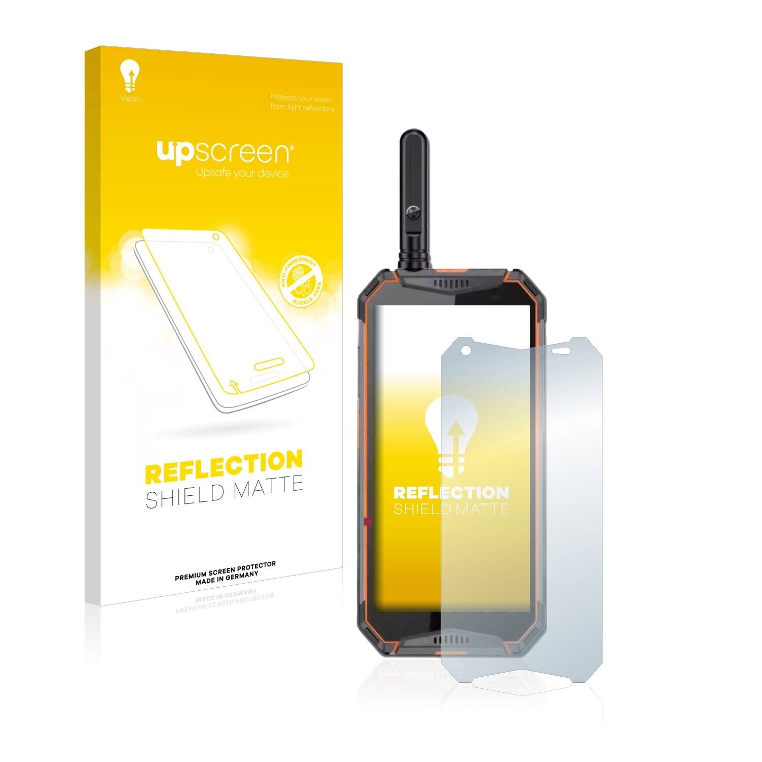 upscreen Reflection Shield Matte Premium Displayschutzfolie für Ulefone Armor