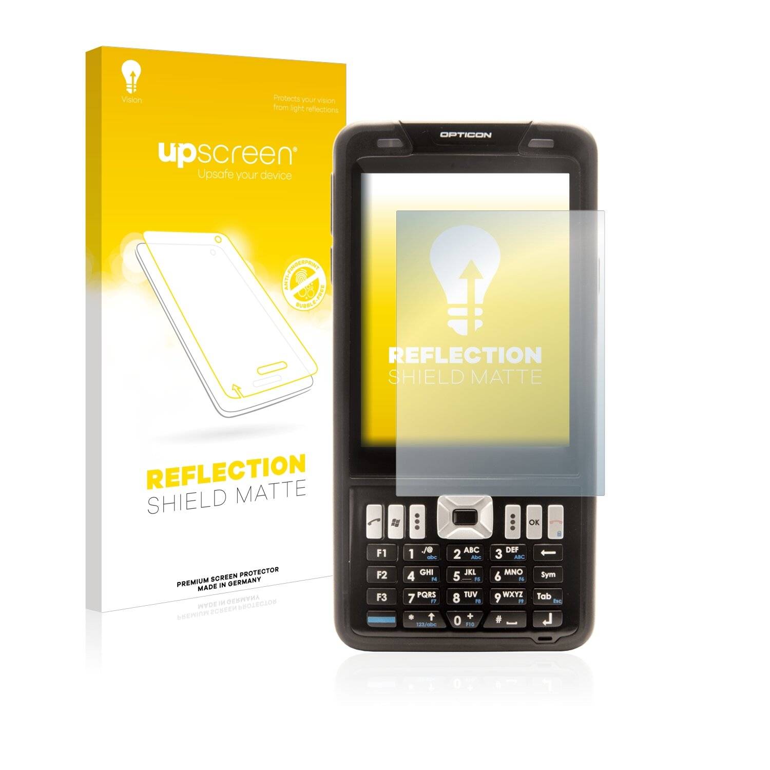 upscreen Reflection Shield Matte Premium Displayschutzfolie für Opticon