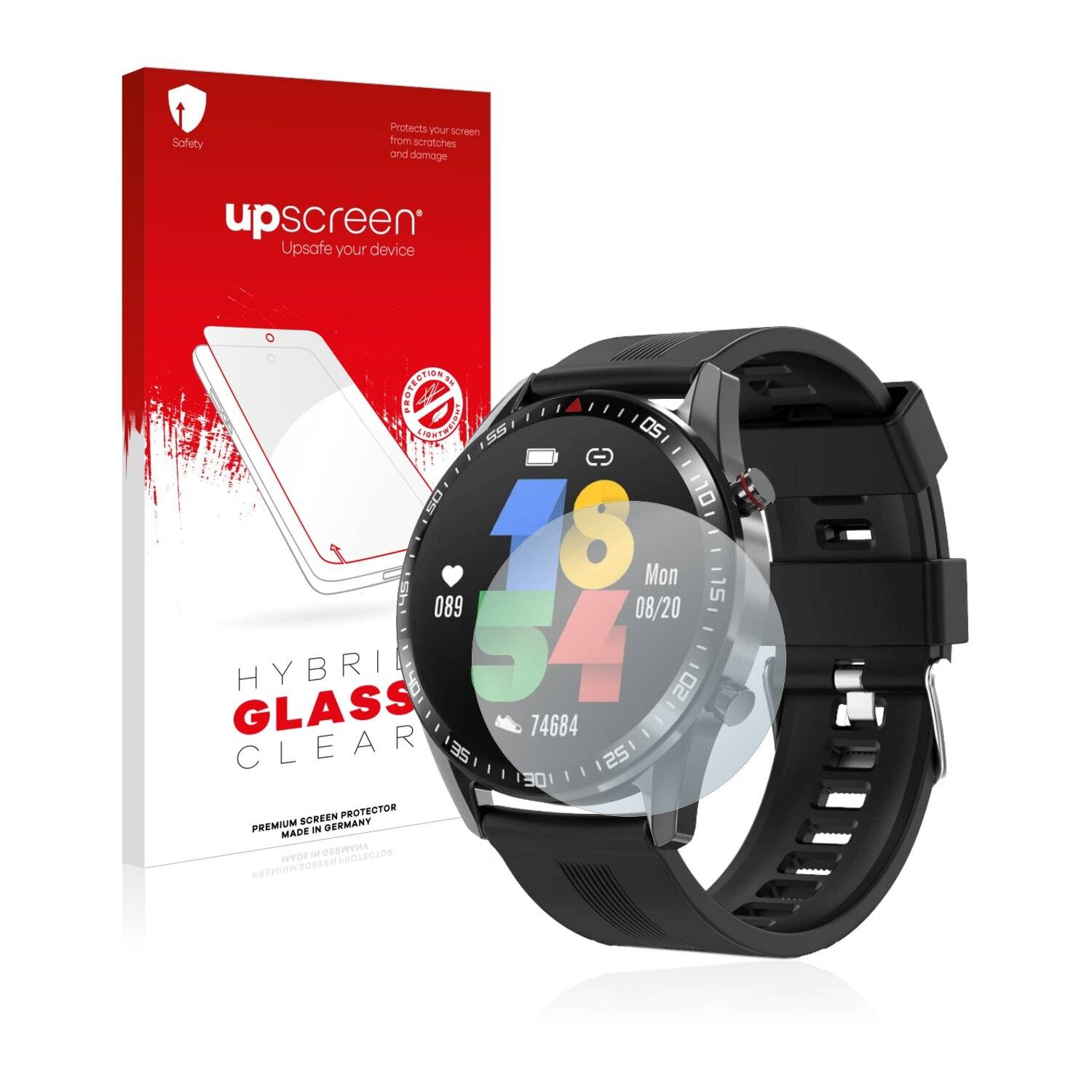 upscreen Hybrid Glass Clear Premium Schutzglas Folie für TagoBee