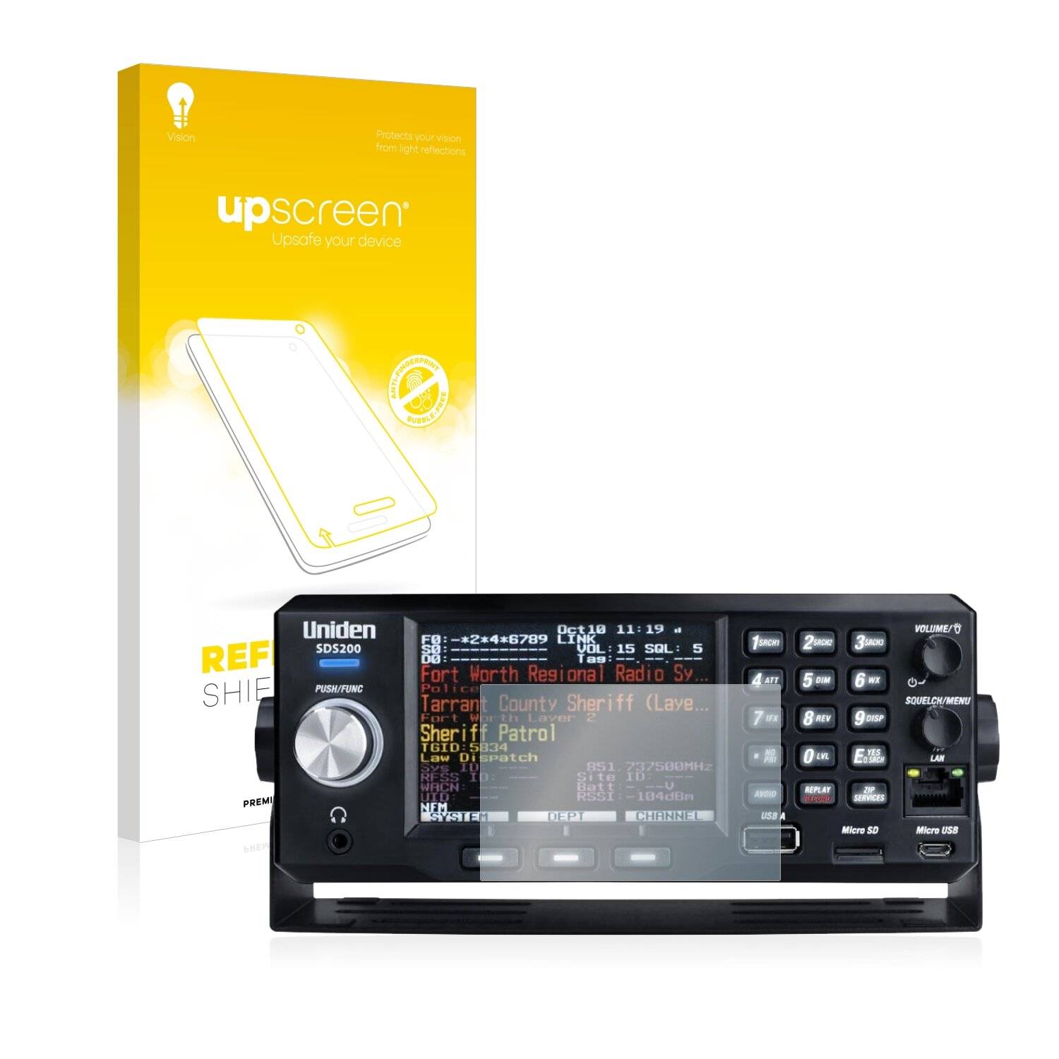 upscreen Reflection Shield Matte Premium Displayschutzfolie für Uniden