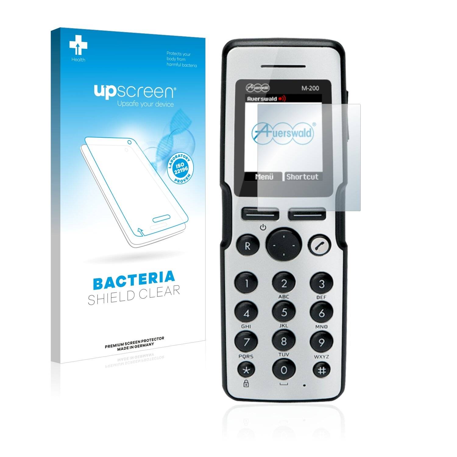 upscreen Bacteria Shield Clear Premium Antibakterielle Displayschutzfolie für Auerswald