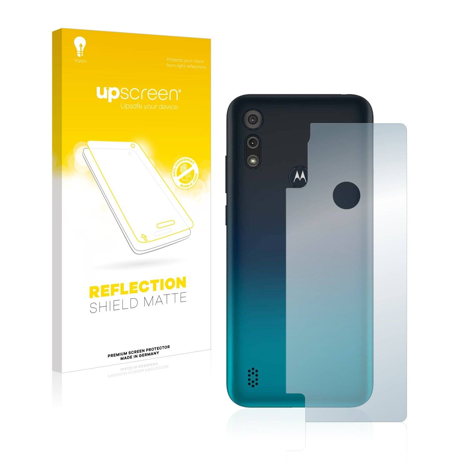 upscreen Reflection Shield Matte Premium Displayschutzfolie für Motorola Moto E6s