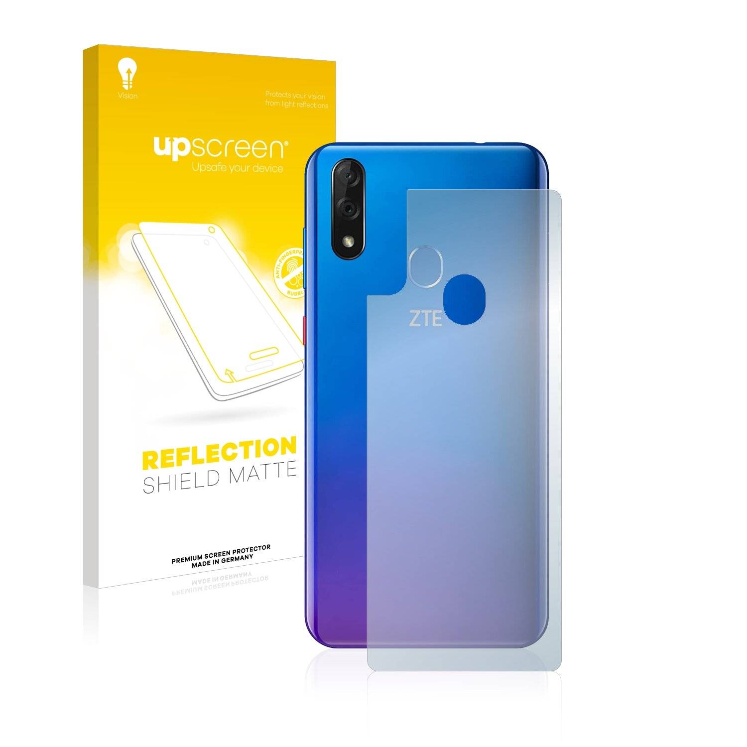 upscreen Reflection Shield Matte Premium Displayschutzfolie für ZTE Blade 10