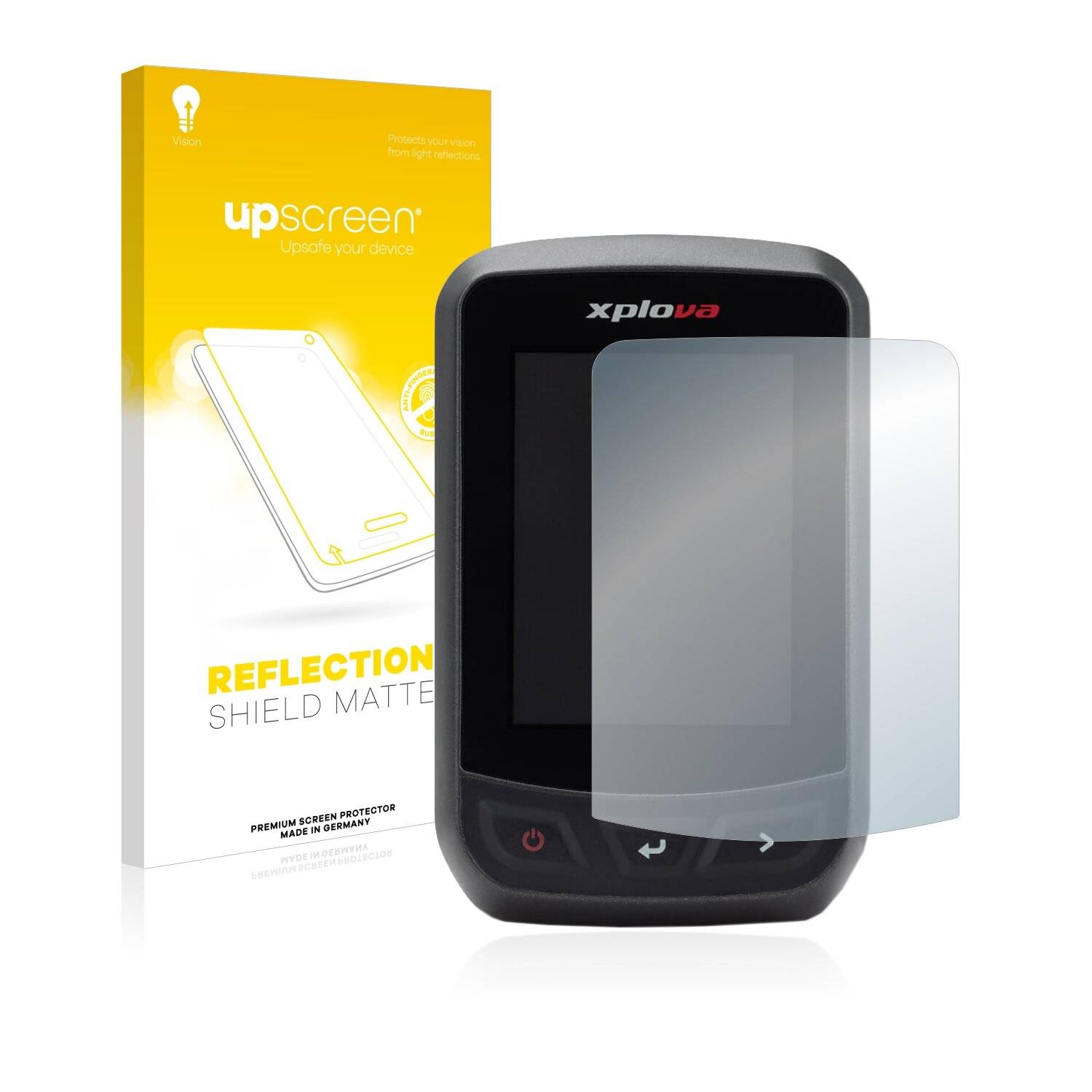 upscreen Reflection Shield Matte Premium Displayschutzfolie für Xplova