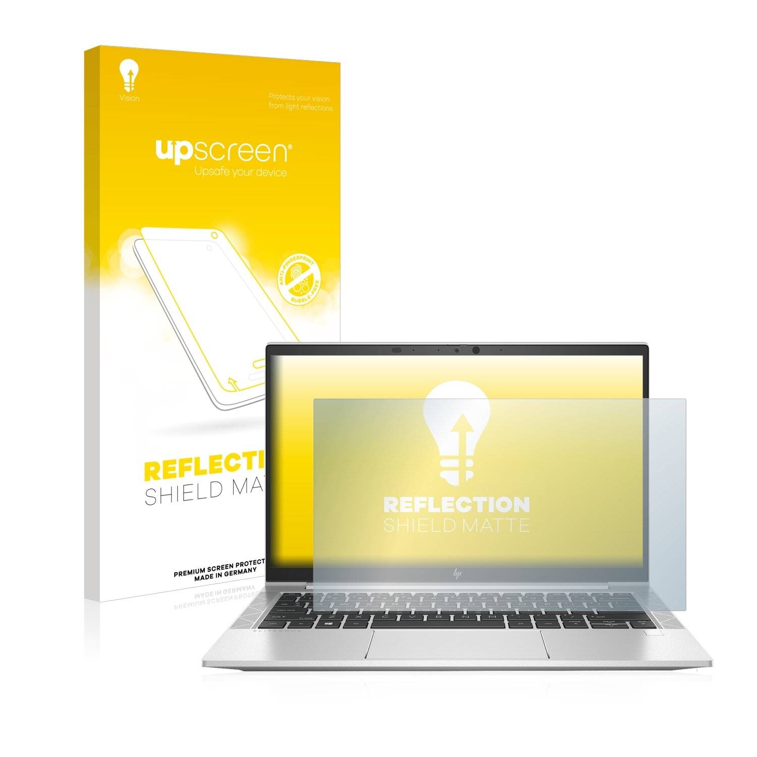 upscreen Reflection Shield Matte Premium Displayschutzfolie für HP EliteBook 830 G7