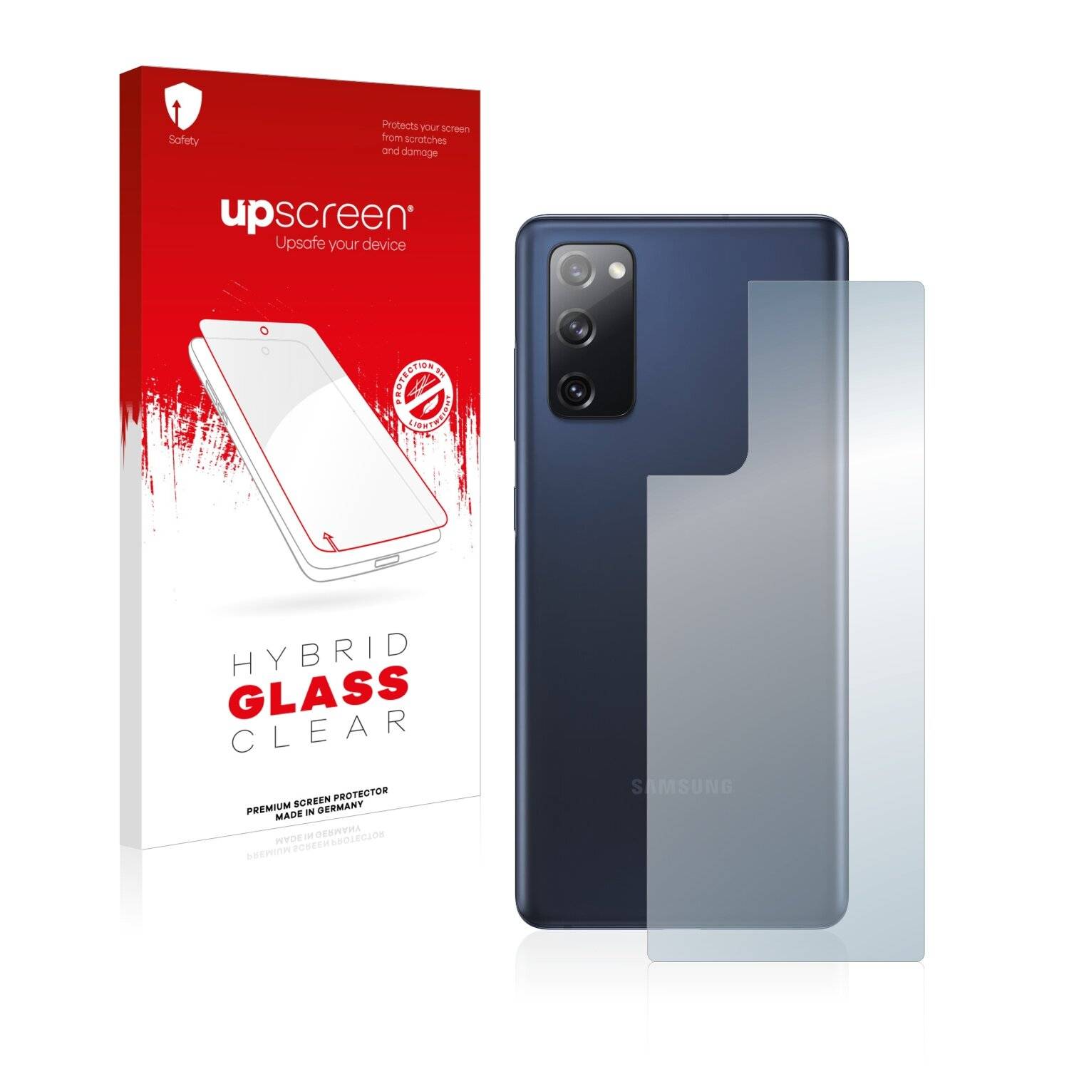 upscreen Hybrid Glass Clear Premium Schutzglas Folie für Samsung Galaxy S20 FE 5G