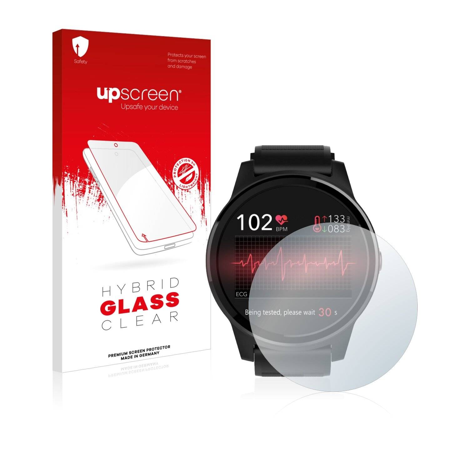 upscreen Hybrid Glass Clear Premium Schutzglas Folie für North Edge