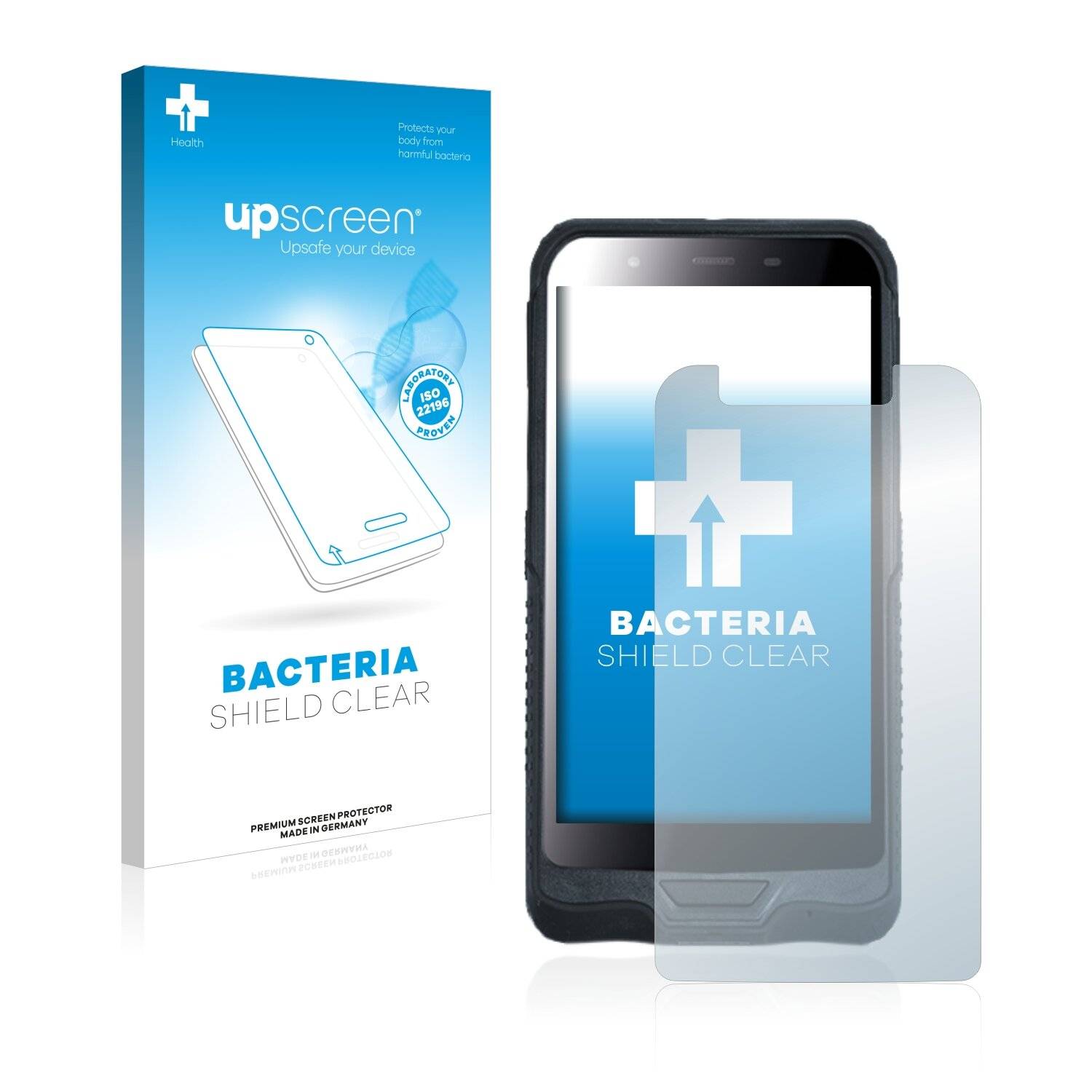 upscreen Bacteria Shield Clear Premium Antibakterielle Displayschutzfolie für Pokini Tab