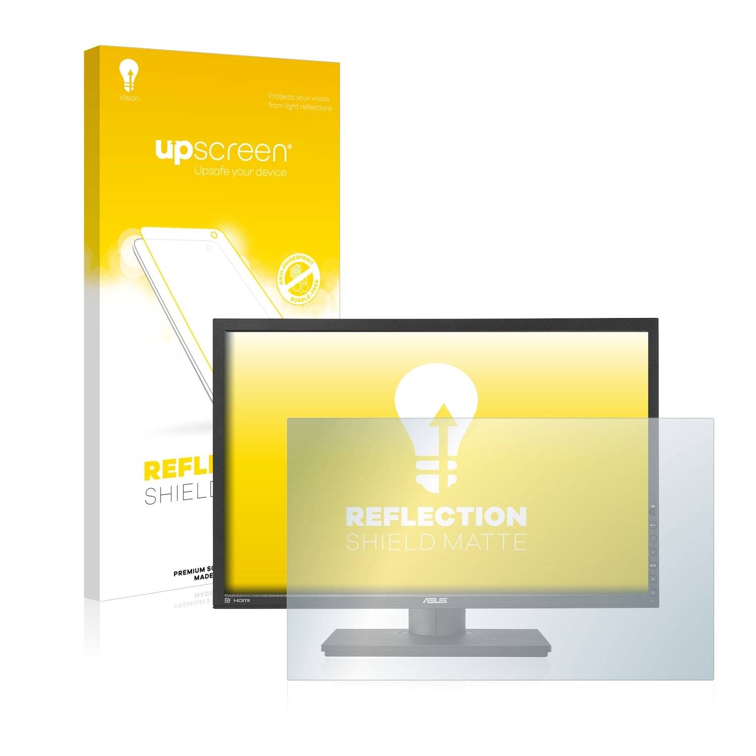 upscreen Reflection Shield Matte Premium Displayschutzfolie für Asus