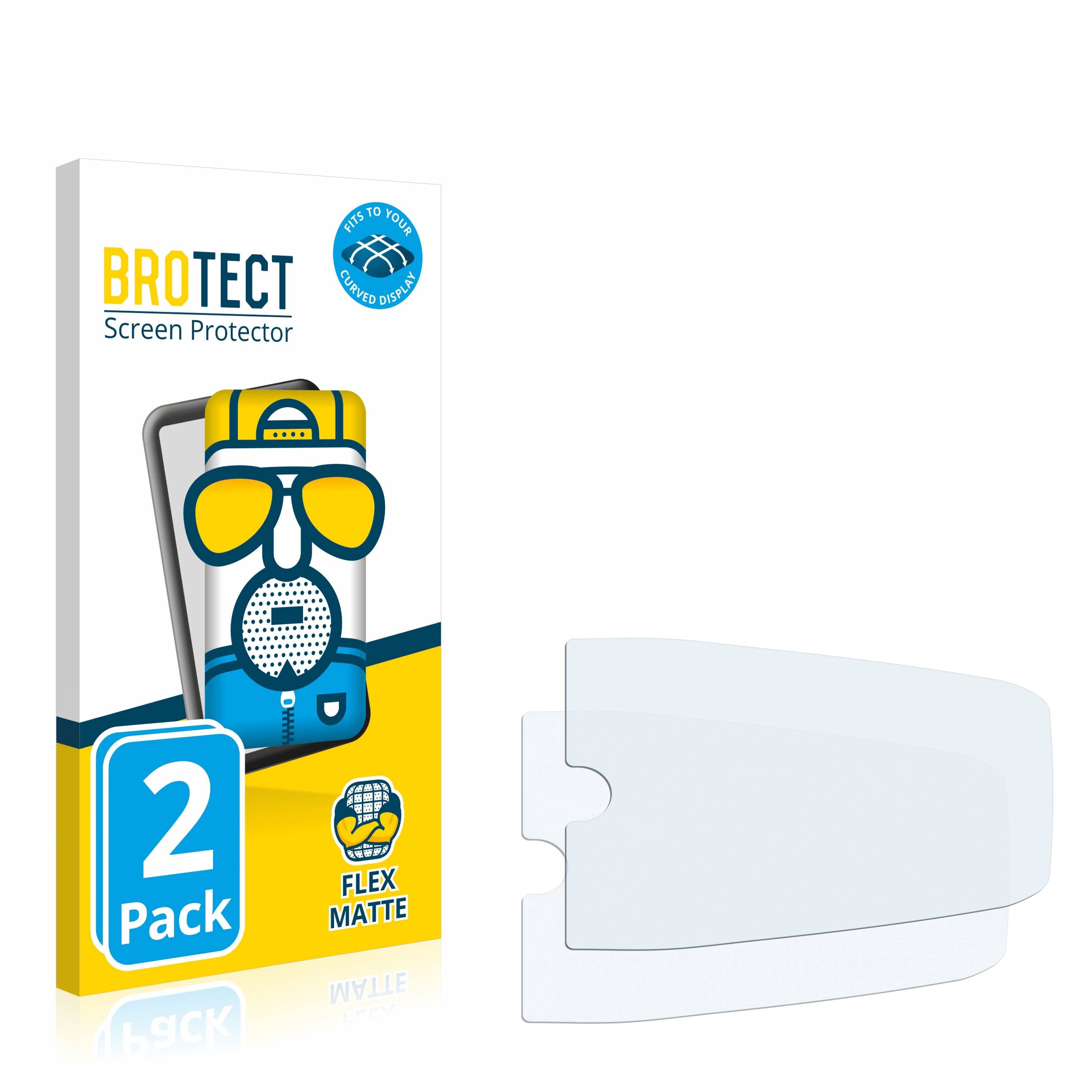 2x BROTECT Flex Matte Full-Cover Displayschutzfolie für Yamaha LCD-A Display