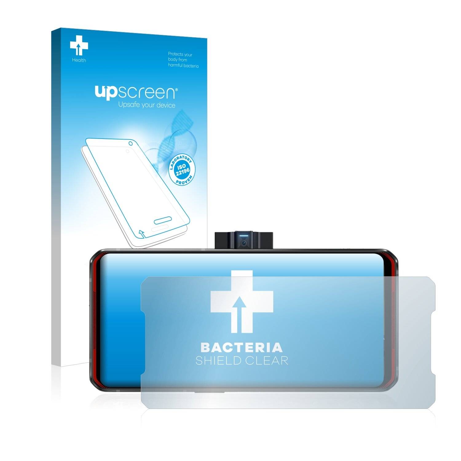 upscreen Bacteria Shield Clear Premium Antibakterielle Displayschutzfolie für Lenovo Legion