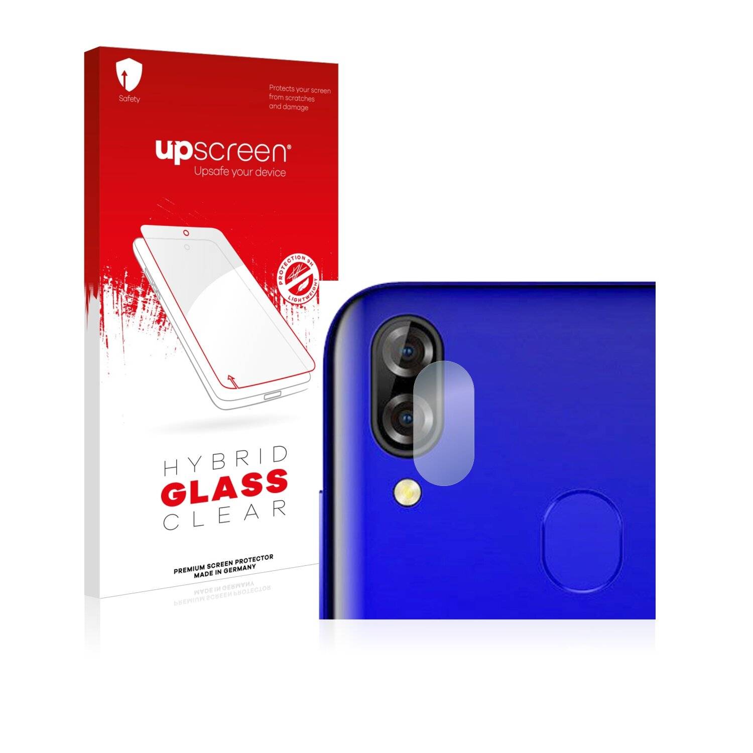 upscreen Hybrid Glass Clear Premium Schutzglas Folie für Blackview A60 Plus (NUR