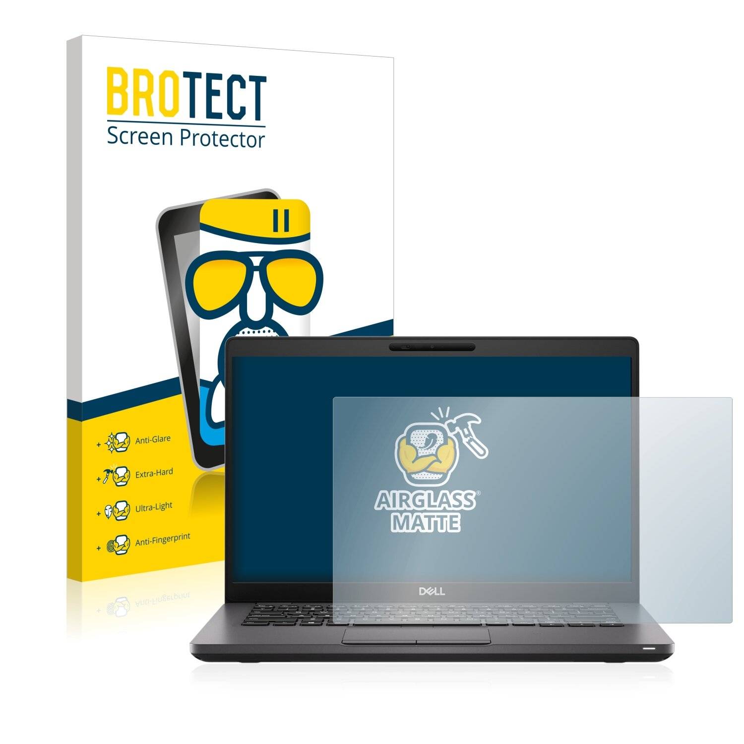 BROTECT AirGlass Matte Schutzglas Folie für Dell Latitude
