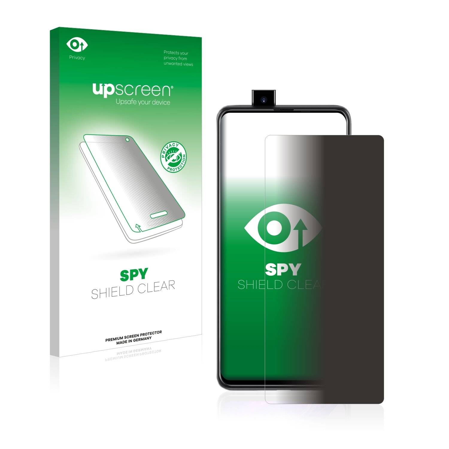 upscreen Spy Shield Clear Premium Blickschutzfolie für Umidigi S5