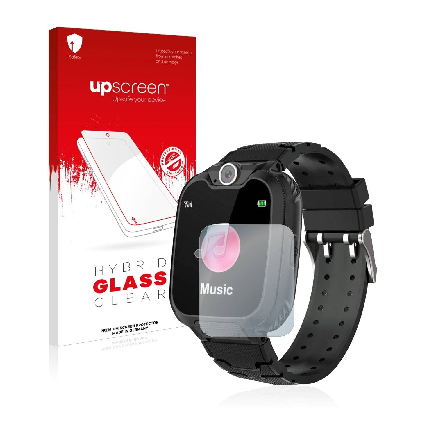 upscreen Hybrid Glass Clear Premium Schutzglas Folie für Pthtechus
