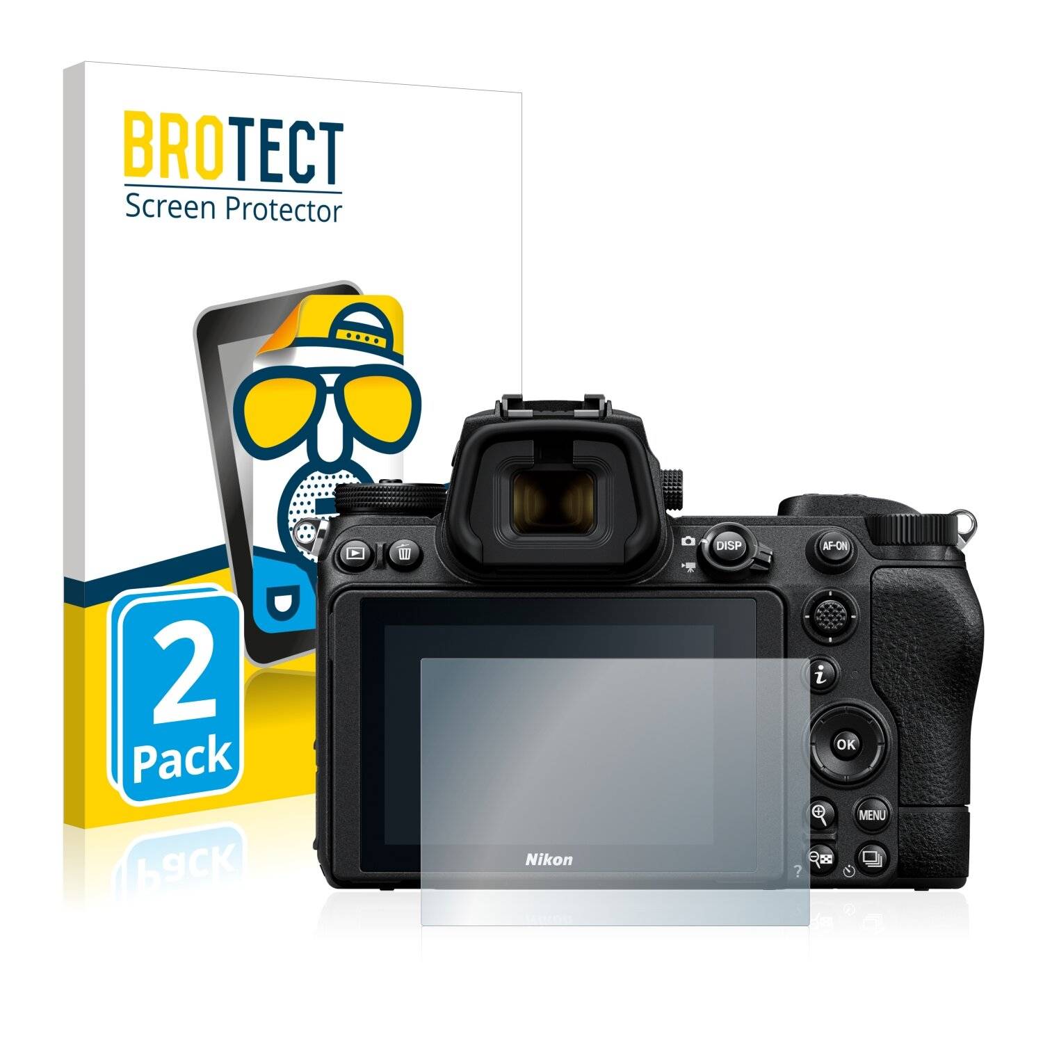 2x BROTECT Matte Displayschutzfolie für Nikon Z 6 II - Entspiegelt,