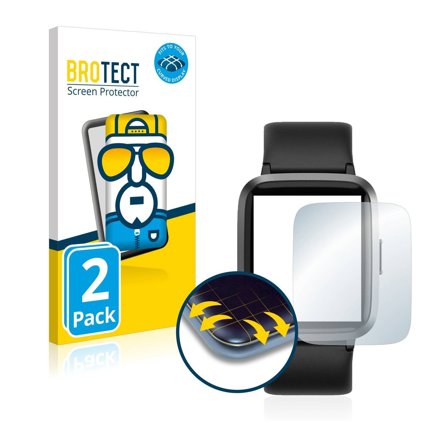 2x BROTECT Flex Full-Cover Displayschutzfolie für Umidigi